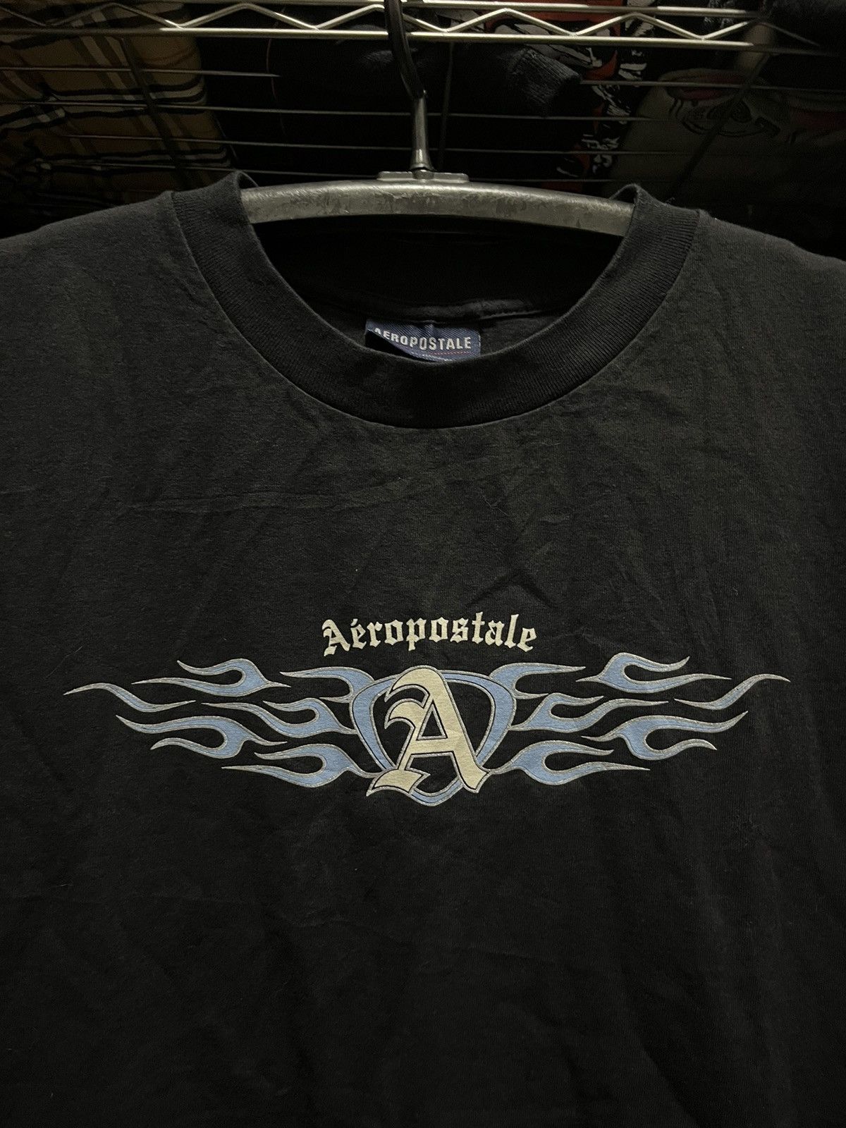 Aeropostale Aeropostale Neo Tribal Fire Graphic Tee Y2K Size US L / EU 52-54 / 3 - 2 Thumbnail