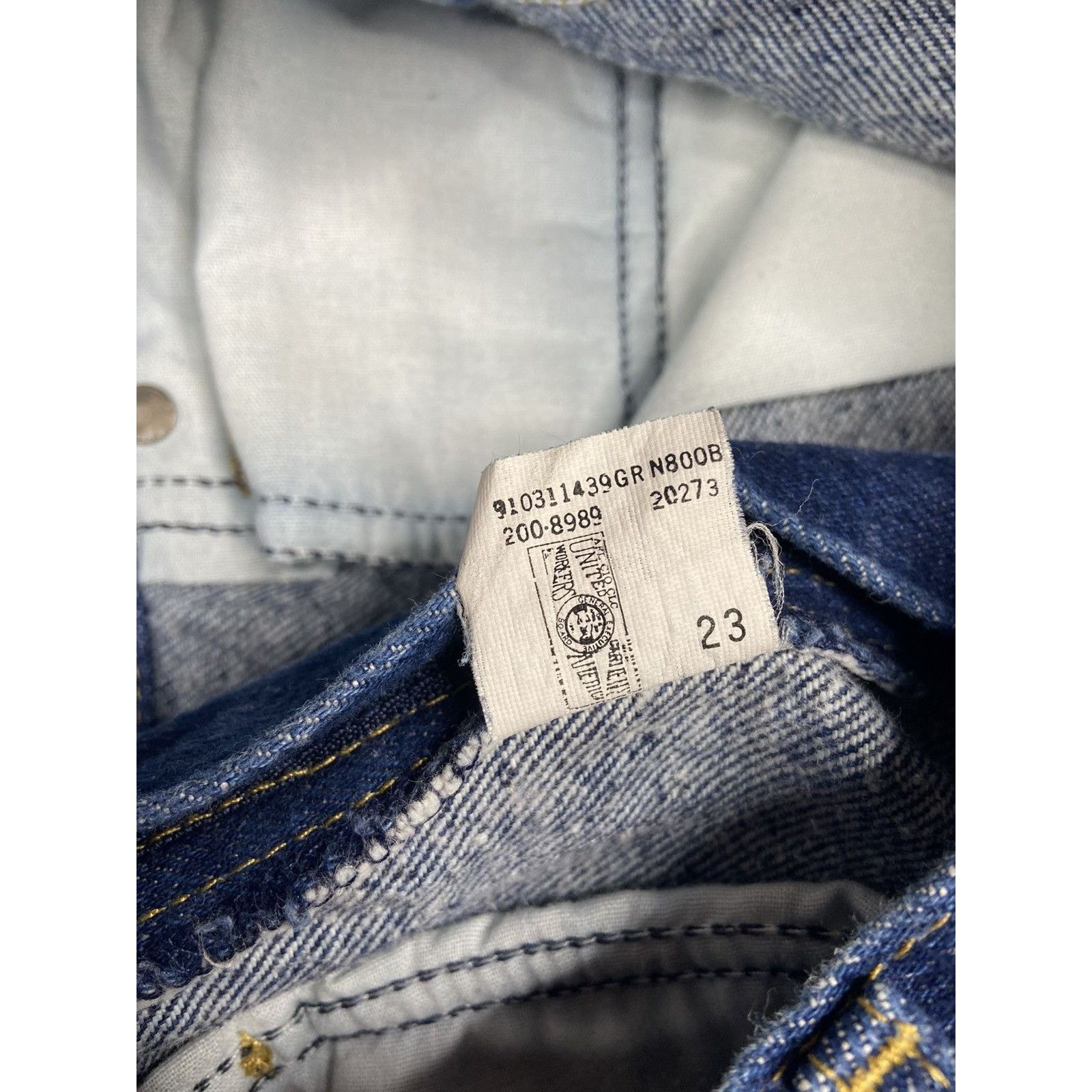 Lee Crazy Vintage Washed Dark Workwear Skater Lee Riders Jeans Size US 29 - 8 Thumbnail