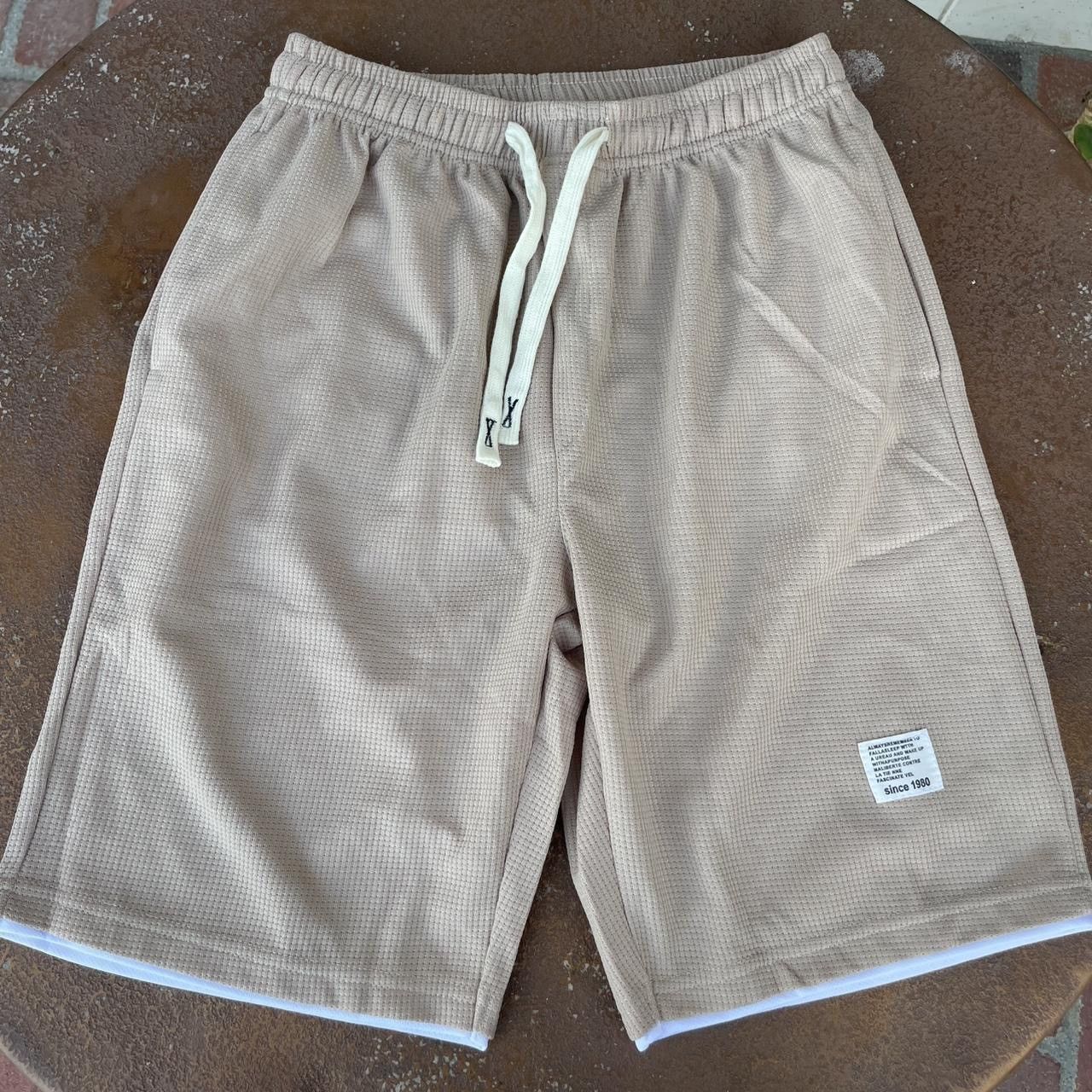 Zara Tan and white casual loungewear set / fits like a mens s Size US S / EU 44-46 / 1 - 3 Thumbnail