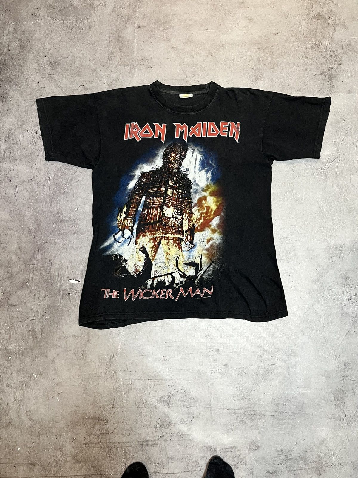 Iron Maiden × Vintage Iron Maiden 2000 The Wicker Man Vintage T Shirt tee rare Size US XXL / EU 58 / 5 - 1 Thumbnail