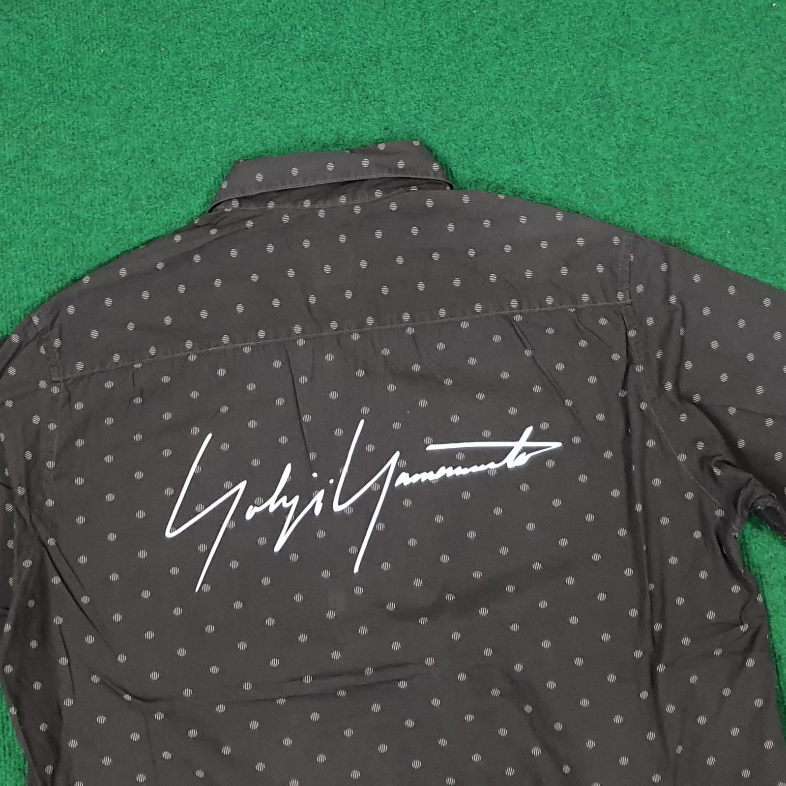Designer × Vintage × Yohji Yamamoto Vintage A.A.R Yohji Custom Logo Button Up Shirt C219N27 Size US M / EU 48-50 / 2 - 2 Thumbnail