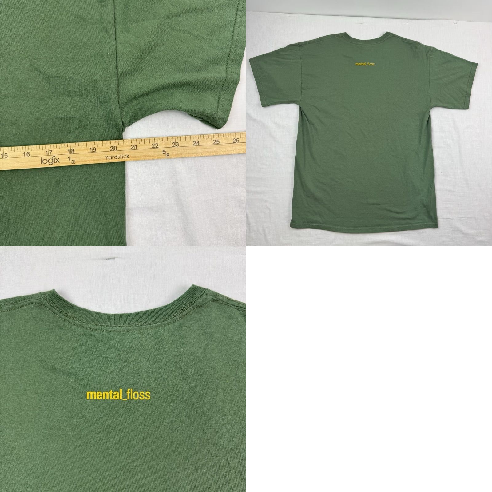 Gildan Y2K Mental Floss T Shirt Adult Large I’m No Rocket Surgeon Humor Funny Vintage Green Mens T-Shirt Regular Cotton Short Sleeve Crew Neck Gildan} Size US L / EU 52-54 / 3 - 8 Thumbnail