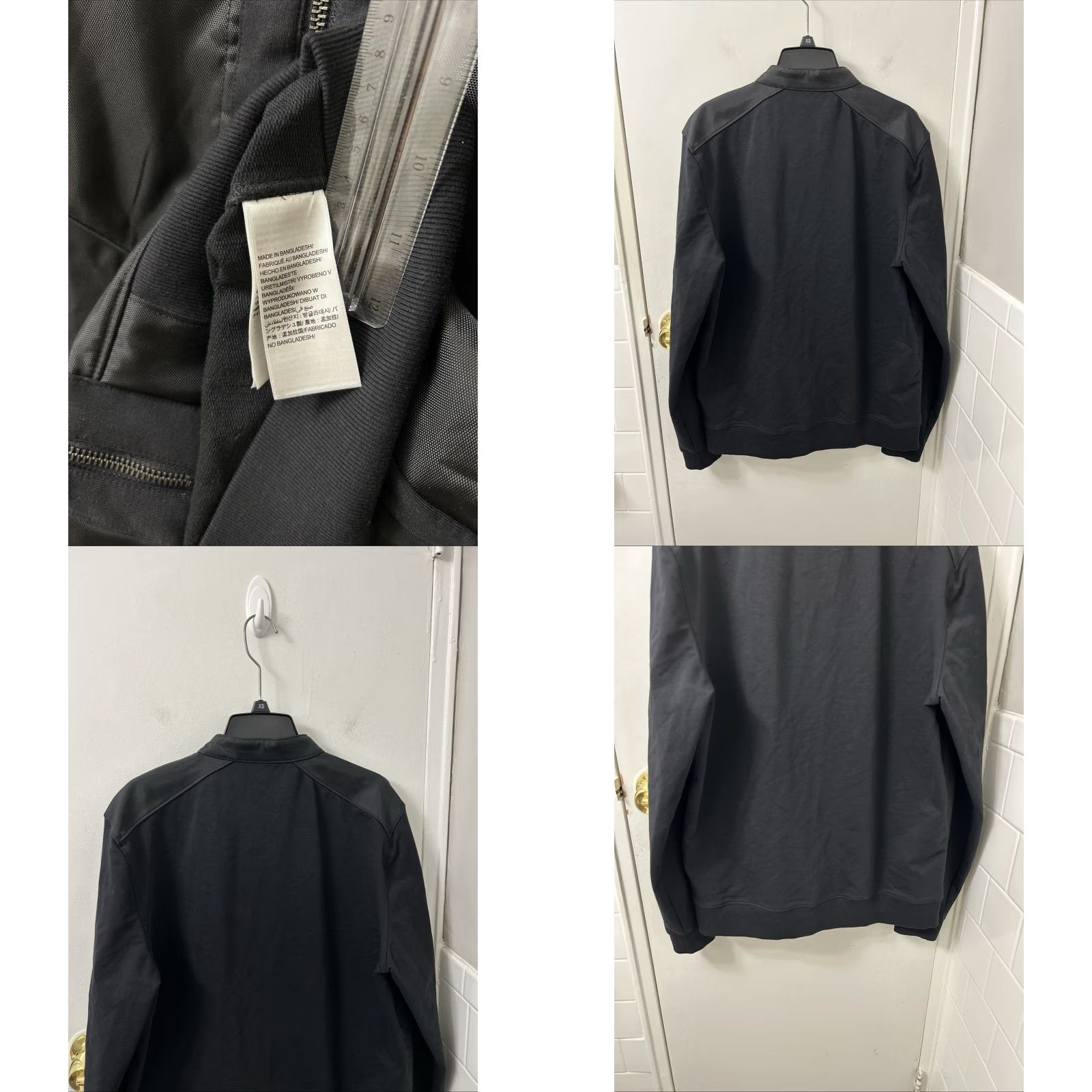 Calvin Klein Calvin Klein Jacket Mens Size L Black Full Zip Bomber Pockets Long Sleeve Regular Fit Size US L / EU 52-54 / 3 - 8 Thumbnail