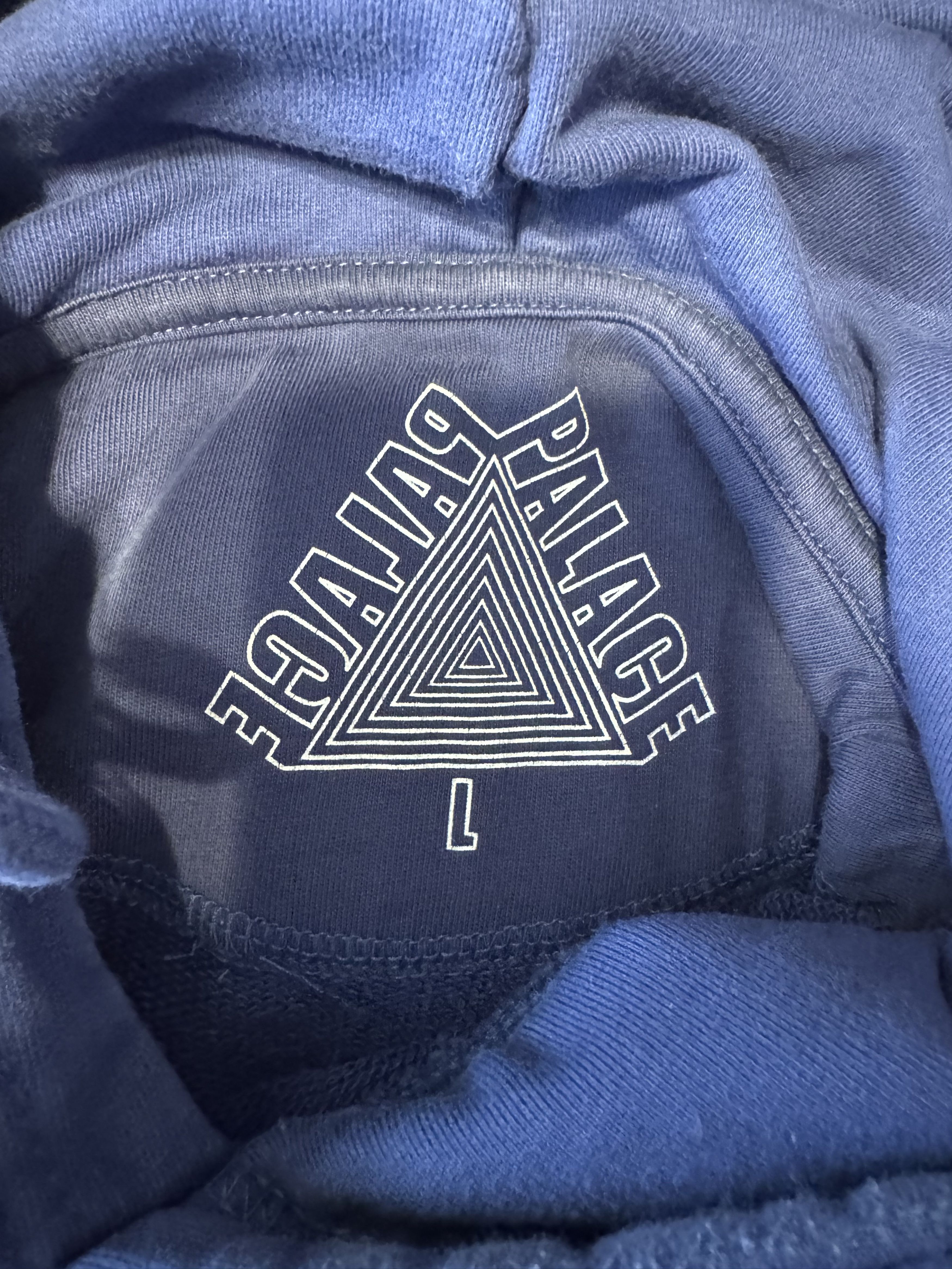 Palace Palace Fat Pee Blue Hoodie Size US L / EU 52-54 / 3 - 3 Thumbnail