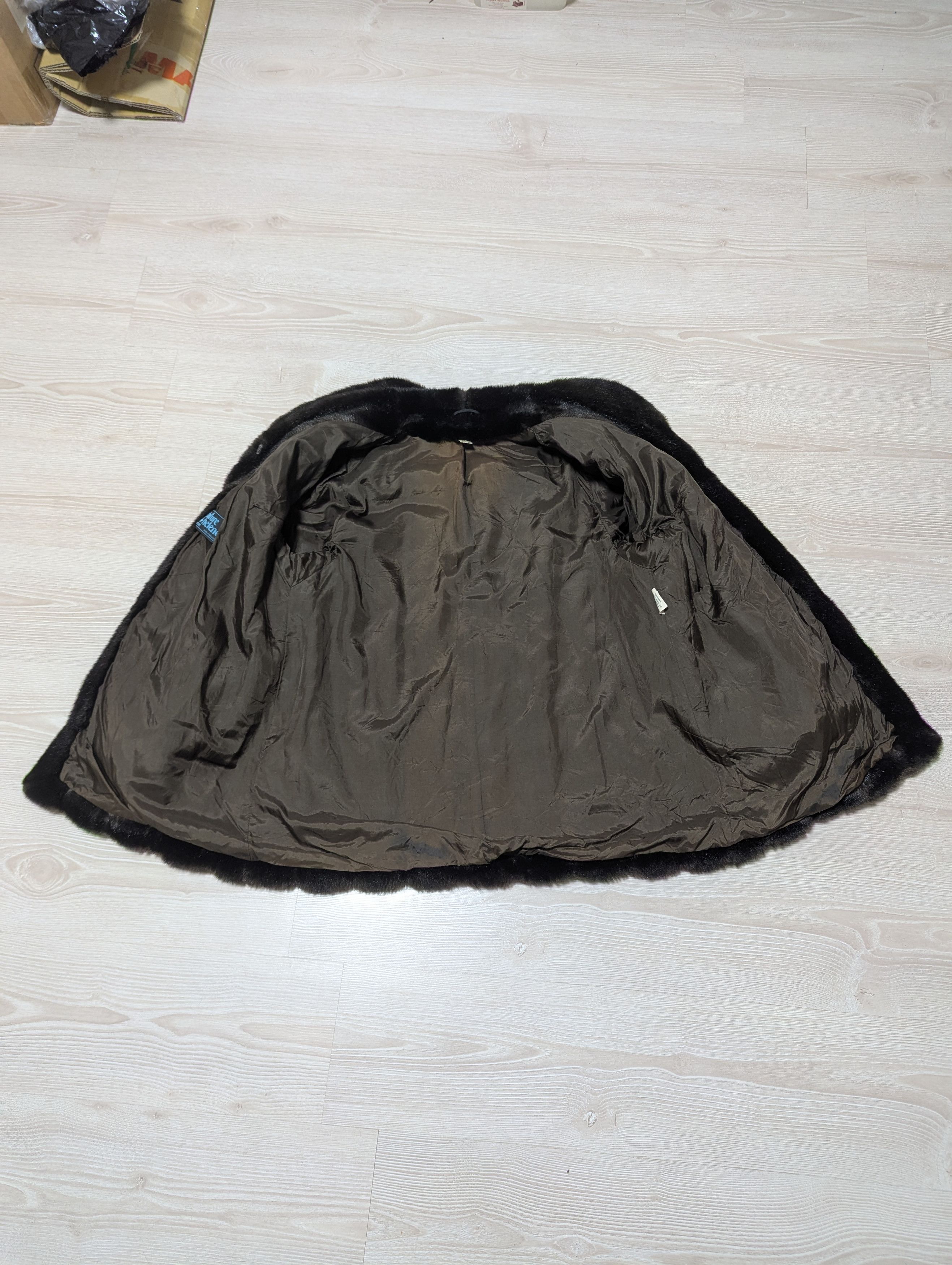 Vintage Vintage Couture Helene Faux Fur Coat Brown Belgium Made Size L / US 10 / IT 46 - 3 Thumbnail