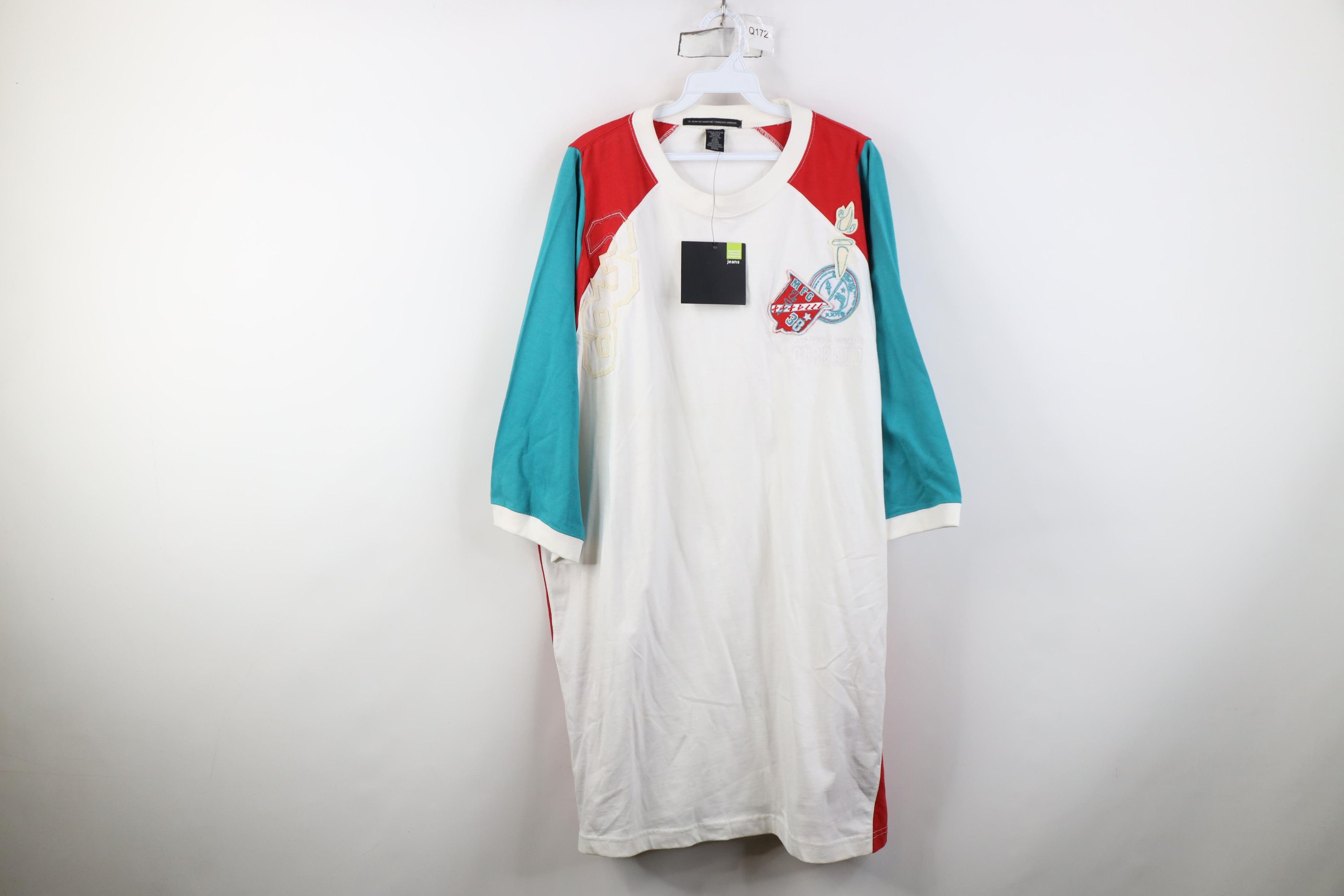 Marithe + Francois Girbaud Deadstock Vintage 90s Marithe Francois Girbaud Baggy T-Shirt Size US XXL / EU 58 / 5 - 1 Thumbnail