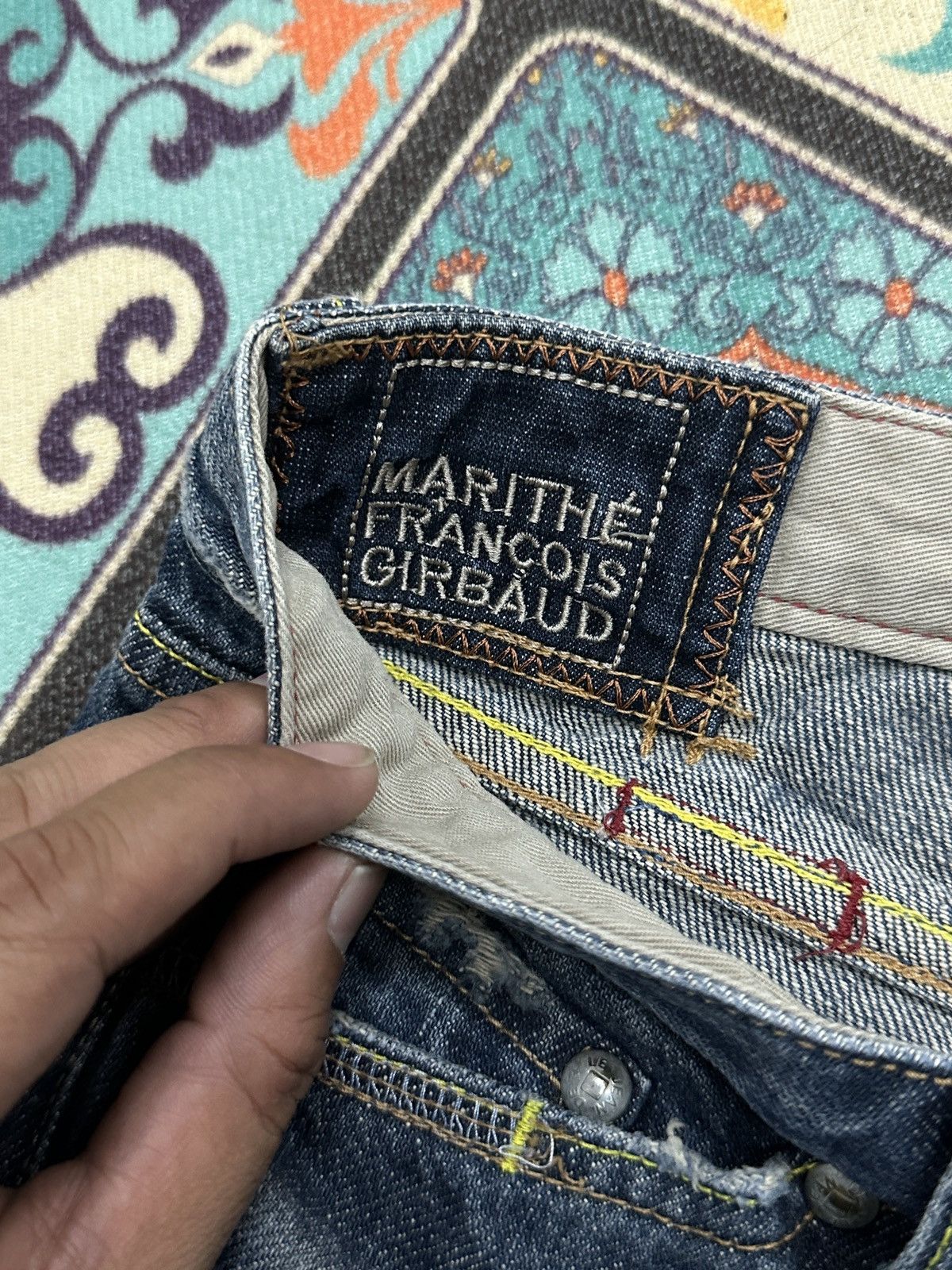 Marithe + Francois Girbaud 2000 Marithe + Francois Girbaud Wash Denim Jeans Size US 28 / EU 44 - 9 Thumbnail