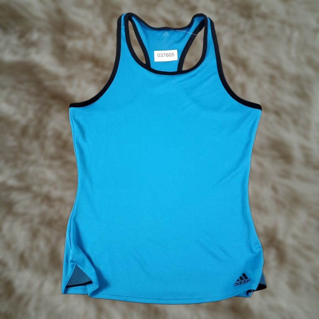 Adidas Adidas Tank Top Pullover Women's Small Red Cotton Blend Activewear Size S / US 4 / IT 40 - 1 Thumbnail