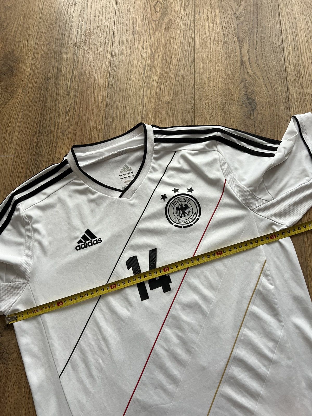 Adidas Adidas Germany 2012/14 soccer jersey #14 Badstuber tshirt Size US M / EU 48-50 / 2 - 12 Thumbnail