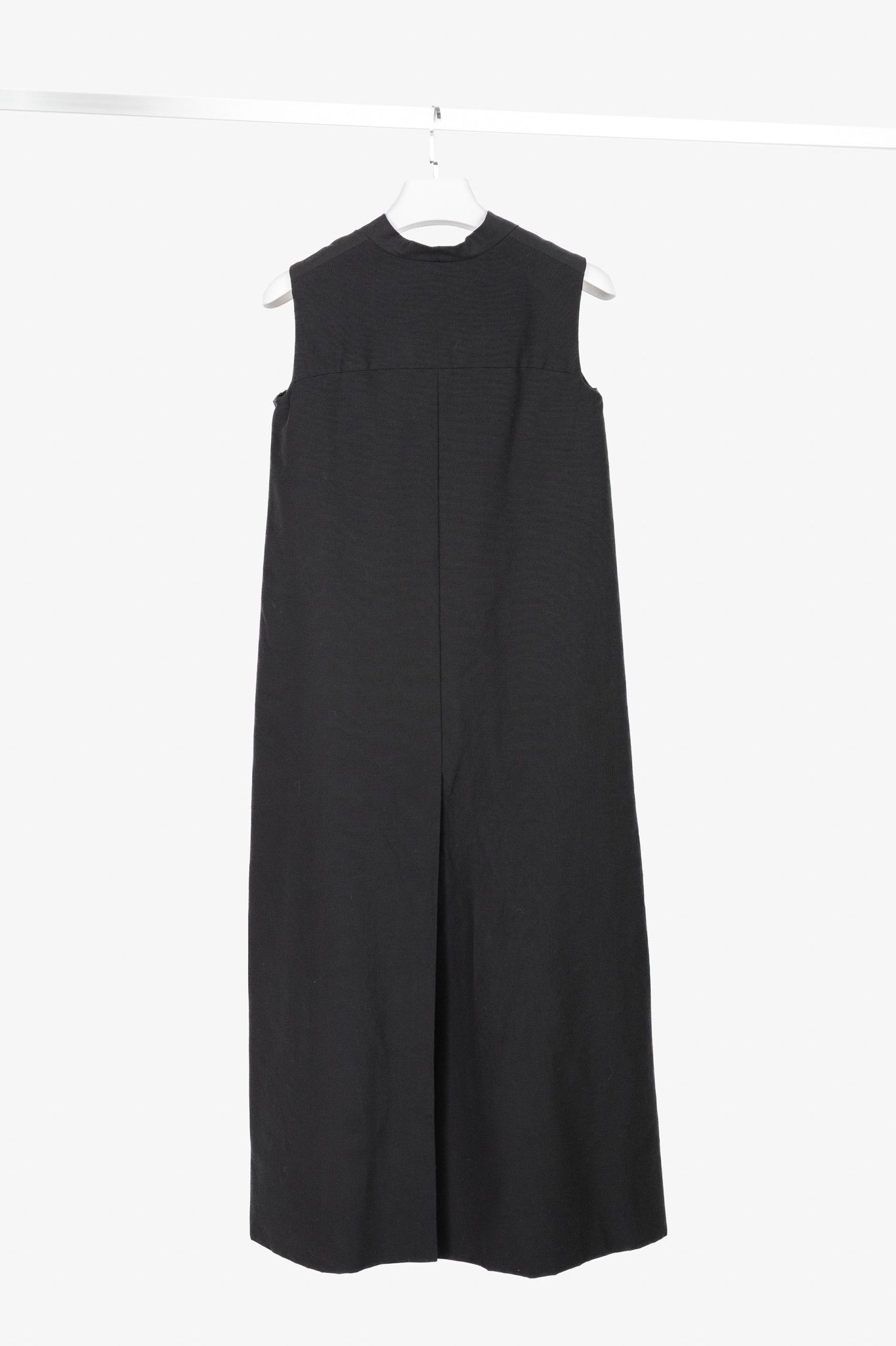 Rick Owens Rick Owens SS11 Runway Black Cotton & Silk Hi-Lo Zip Vest Size M / US 6-8 / IT 42-44 - 2 Thumbnail