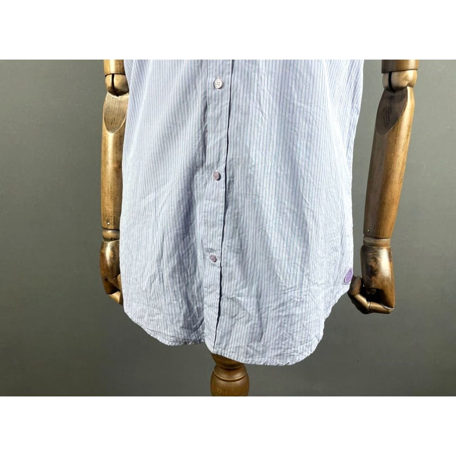 Diesel Diesel Mens Button-Down Shirt 2XL Blue Plaid Stretch Short Sleeve Outdoor Casual Business Formal Shirt Size US XXL / EU 58 / 5 - 6 Thumbnail