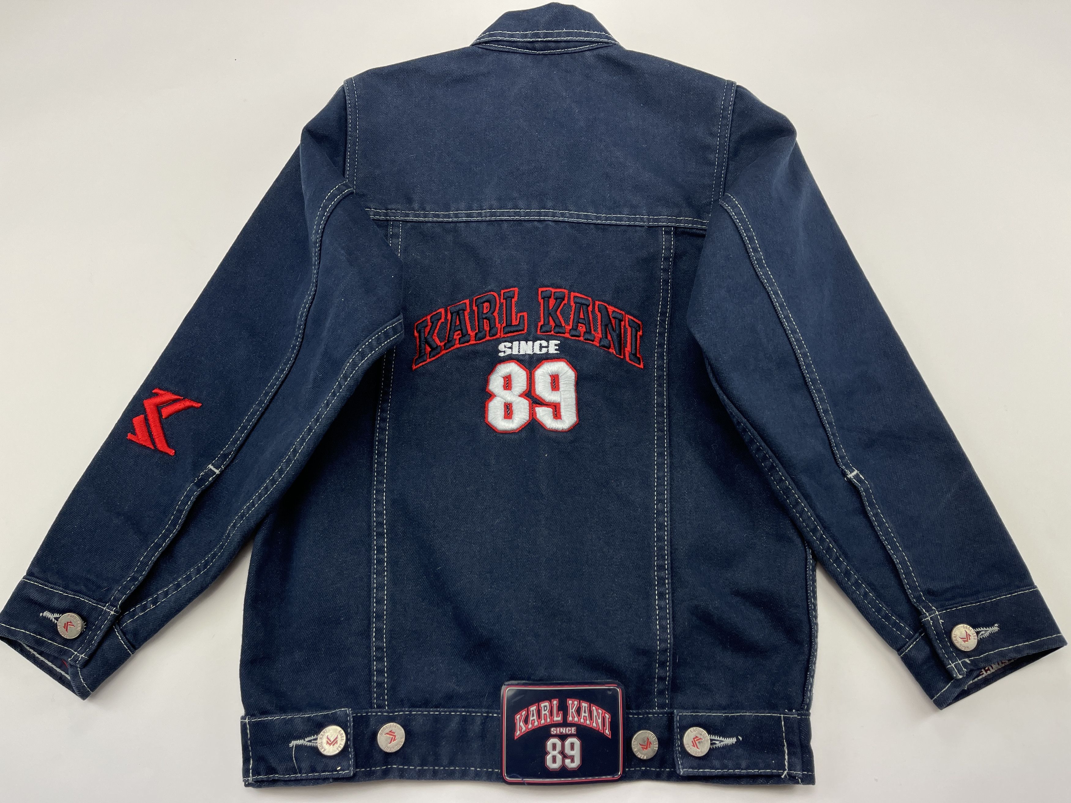 Womens Karl Kani jeans jacket, vintage Kani Ladies denim XS