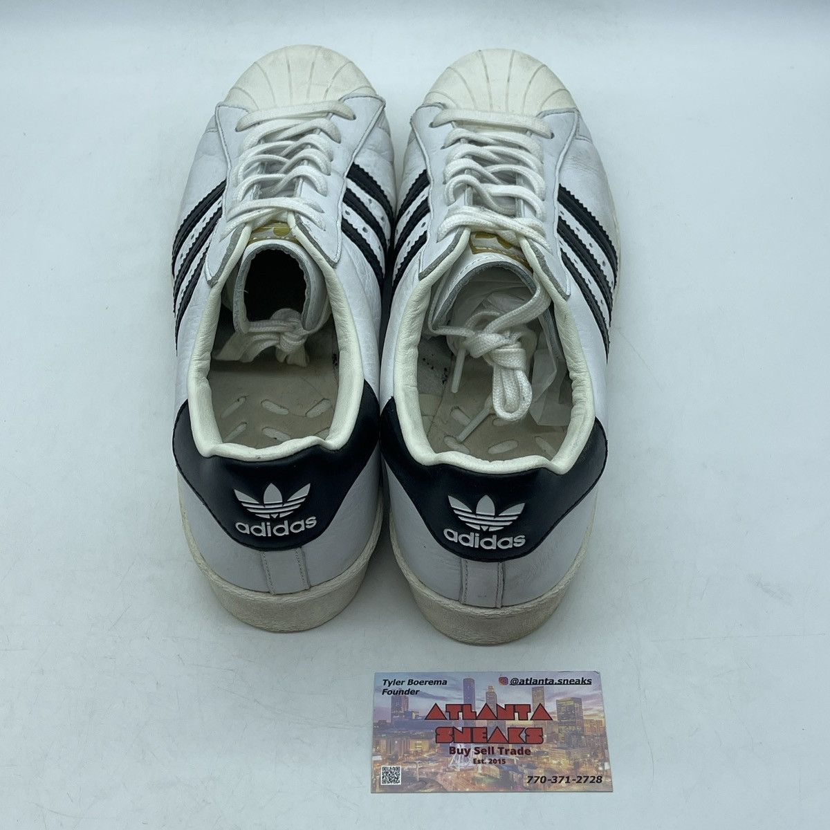 Adidas Superstar boost white Size US 12.5 / EU 45-46 - 7 Thumbnail