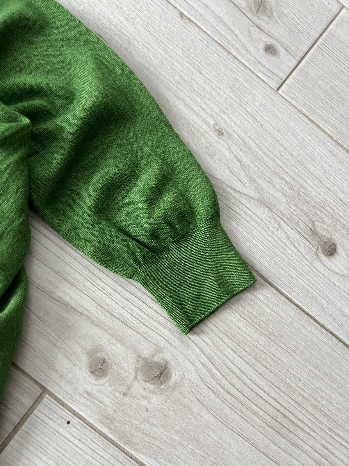 Zanieri Green Sweatshirt Knit Zanieri Made in Iataly Luxury M size Size US M / EU 48-50 / 2 - 7 Thumbnail