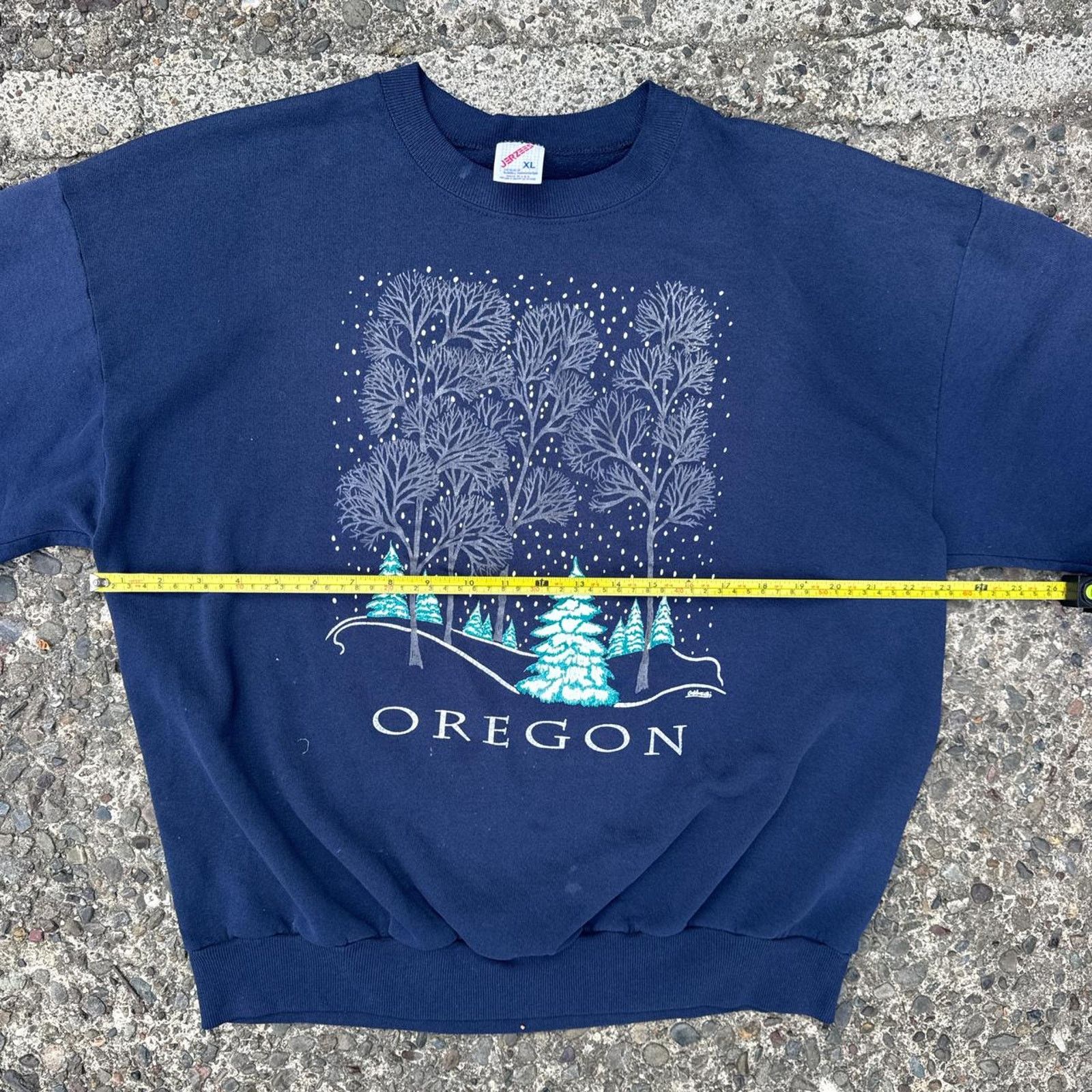 Jerzees Vintage Jerzees “Oregon Nature” Made in USA Crewneck Size XL Size US XL / EU 56 / 4 - 6 Thumbnail
