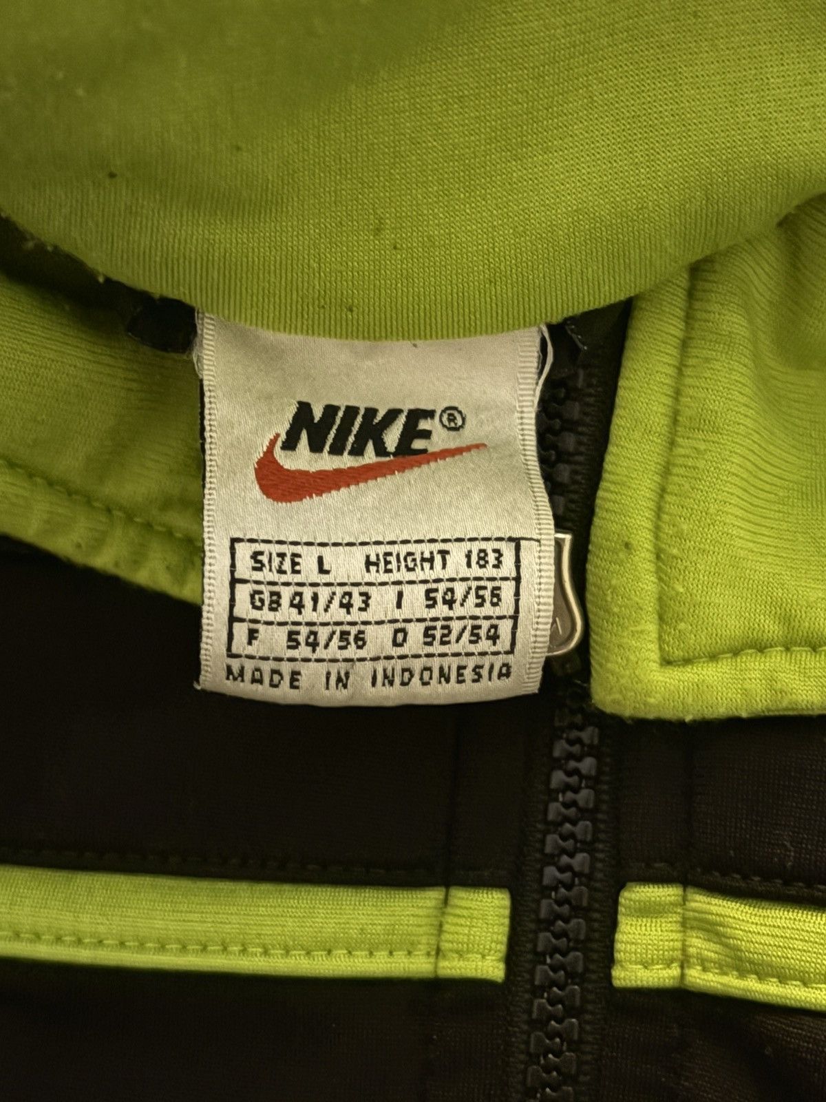Nike 90s Nike Vintage Track Zip Jacket Double Logo Rare Y2K Size US L / EU 52-54 / 3 - 7 Thumbnail