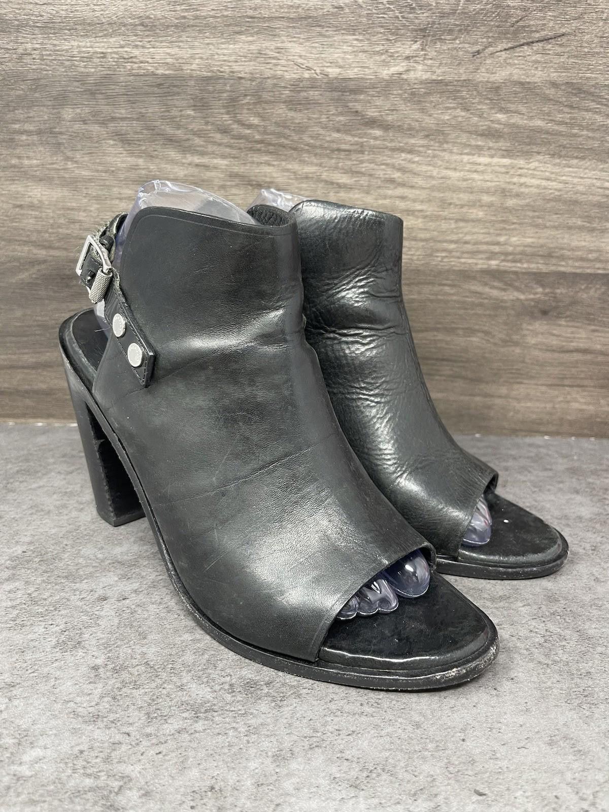 Rag & Bone Rag And Bone Wyatt Shoes Womens Size 9 (40) Black Leather Size US 9 / IT 39 - 4 Thumbnail