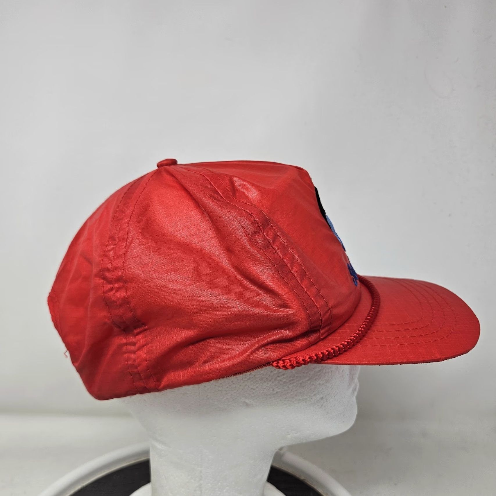Vintage VINTAGE Sea World Hat Cap Strap Back Red Embroidered Whale Logo Mens Sportcap 90s Size ONE SIZE - 3 Thumbnail