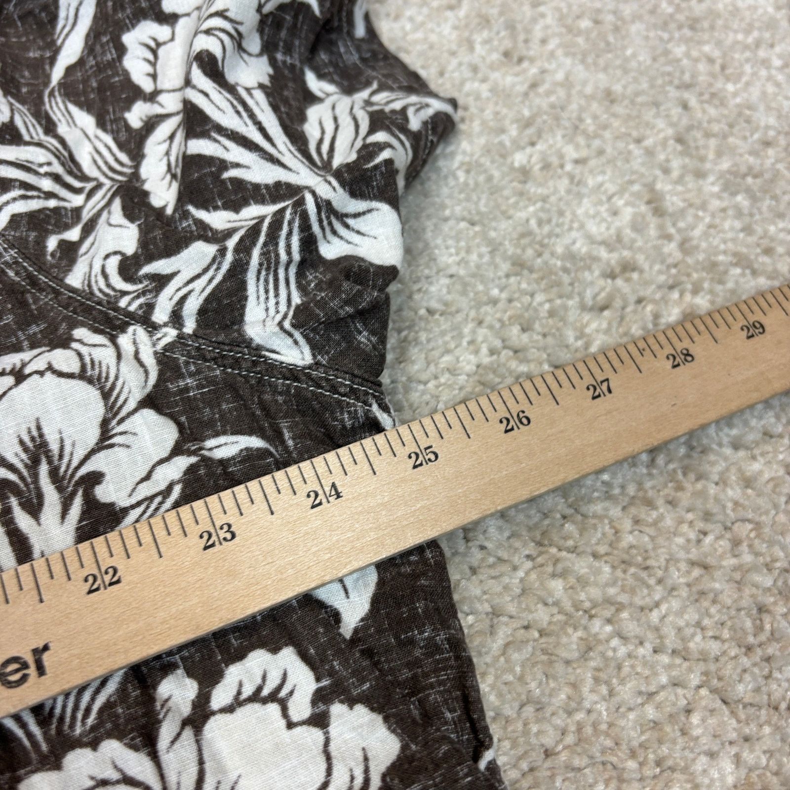 Faherty Faherty Reversible Print Coast Shirt Linen Rayon Button XL Size US XL / EU 56 / 4 - 5 Thumbnail