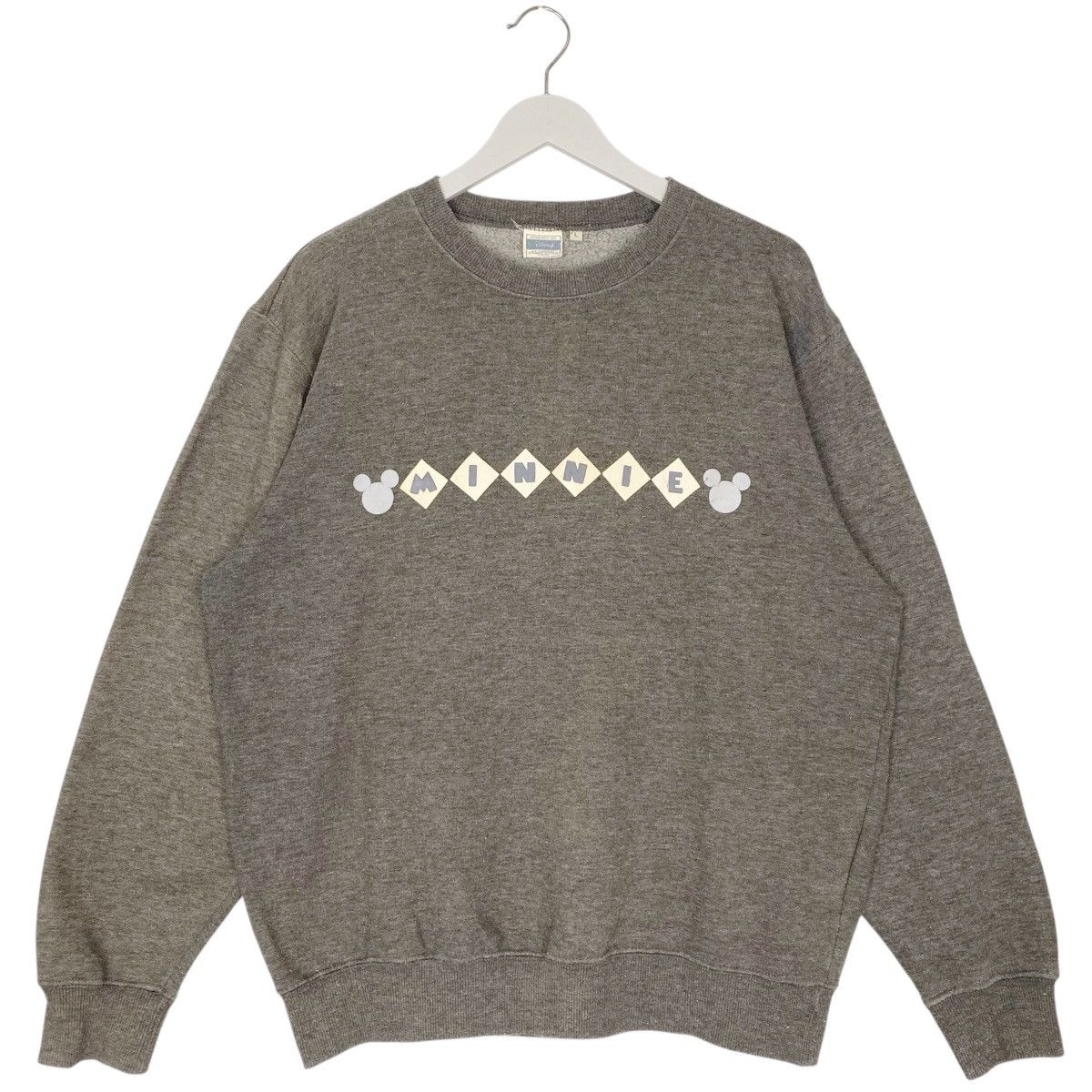 Vintage Disneyland Minnie Crewneck Sweatshirt Gray Size L Sweatshirts Hoodies