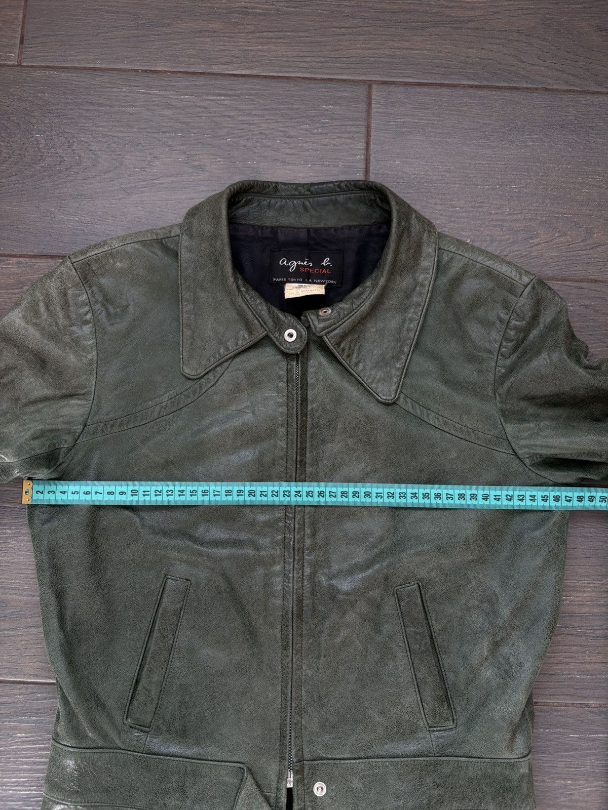 agnes b. Agnes B. Special Cattle Skin Leather Jacket Women's size S Size S / US 4 / IT 40 - 21 Thumbnail