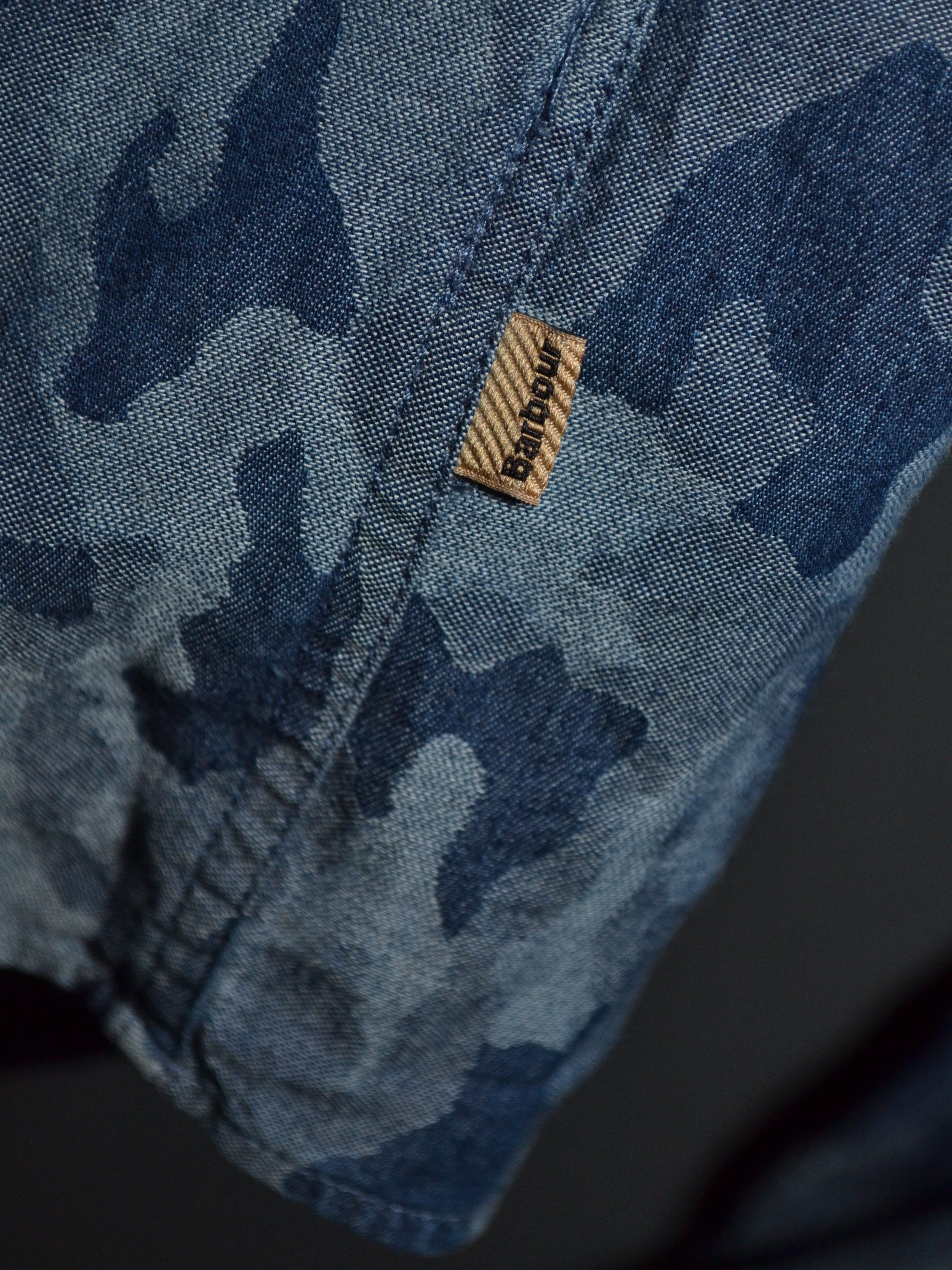 Barbour Barbour M Indigo Camo Shirt Indigo Size US M / EU 48-50 / 2 - 6 Thumbnail