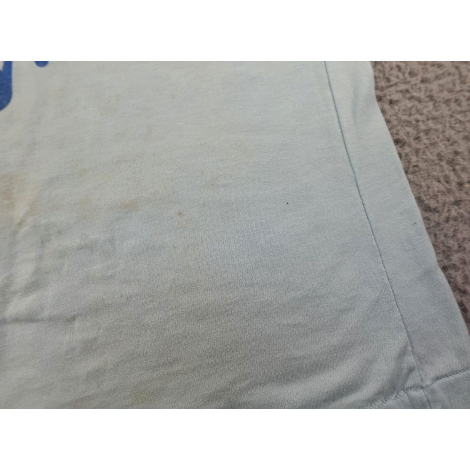 Vintage VINTAGE Hug Your Teddy Bear Graphic Shirt Womens One Size Blue KIKI Made USA 80s Size ONE SIZE - 6 Thumbnail