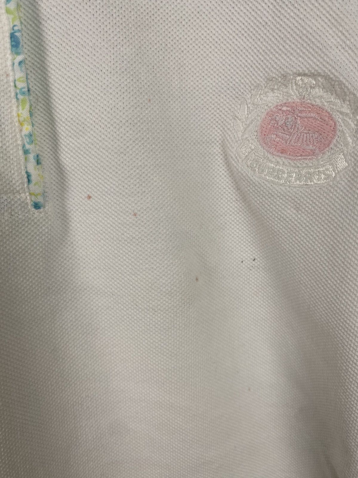 Burberry Vintage Burberrys London Polo Shirt White Floral Lining Size US M / EU 48-50 / 2 - 7 Thumbnail