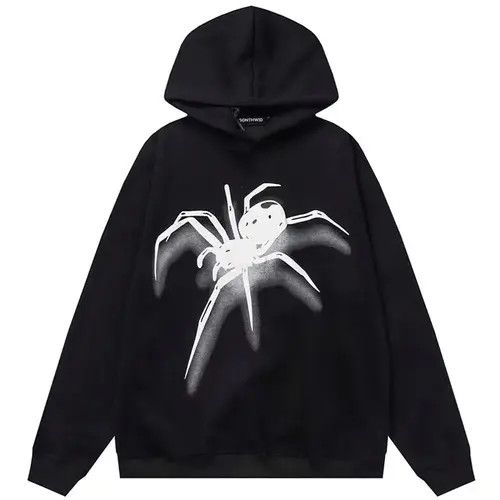 Japanese Brand × Vintage Y2K hoodie sweatshirt hip-hop Gothic Harajuku style pullover Size US L / EU 52-54 / 3 - 1 Thumbnail