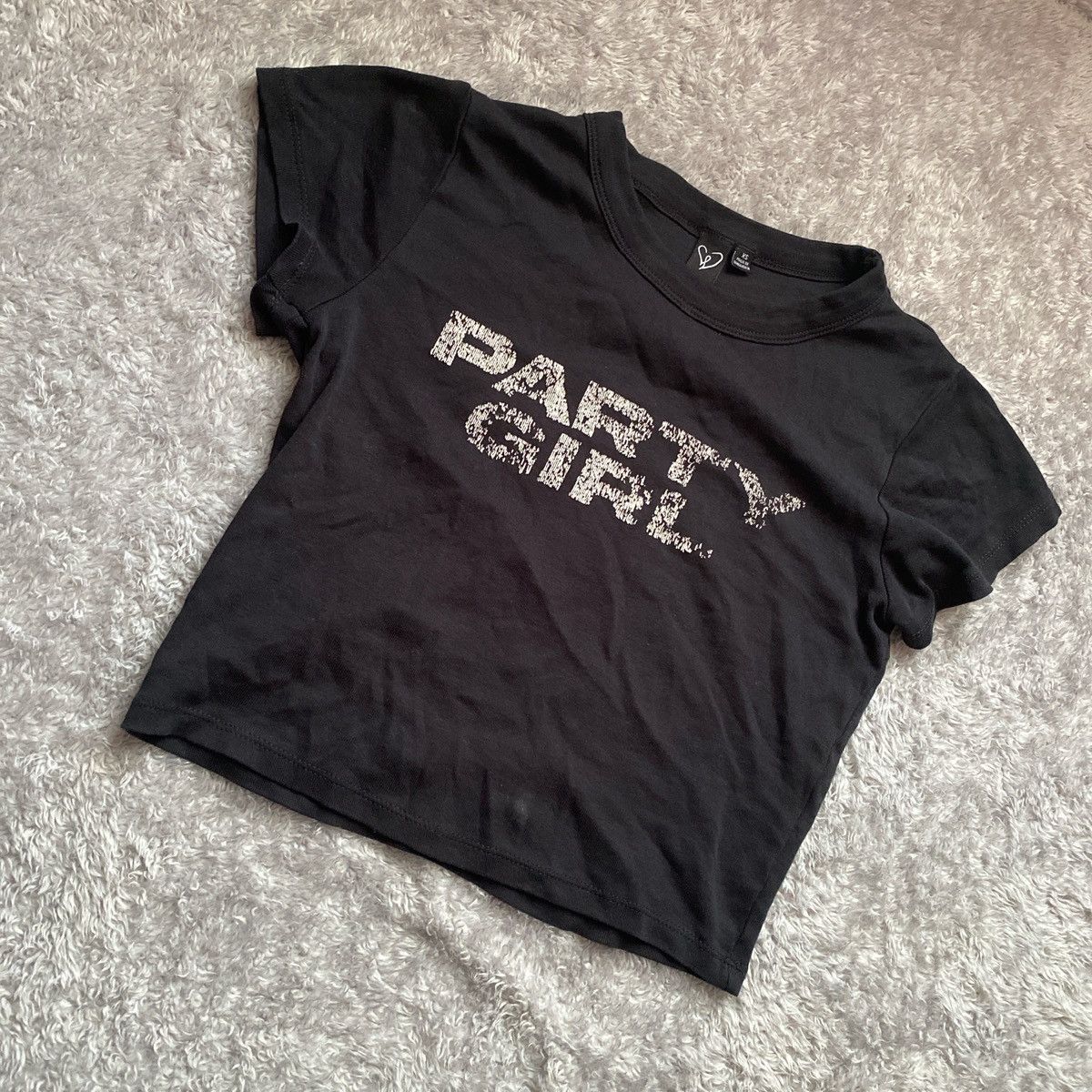 Windsor Smith y2k graphic ‘party girl’ crop top Size XS / US 0-2 / IT 36-38 - 2 Thumbnail