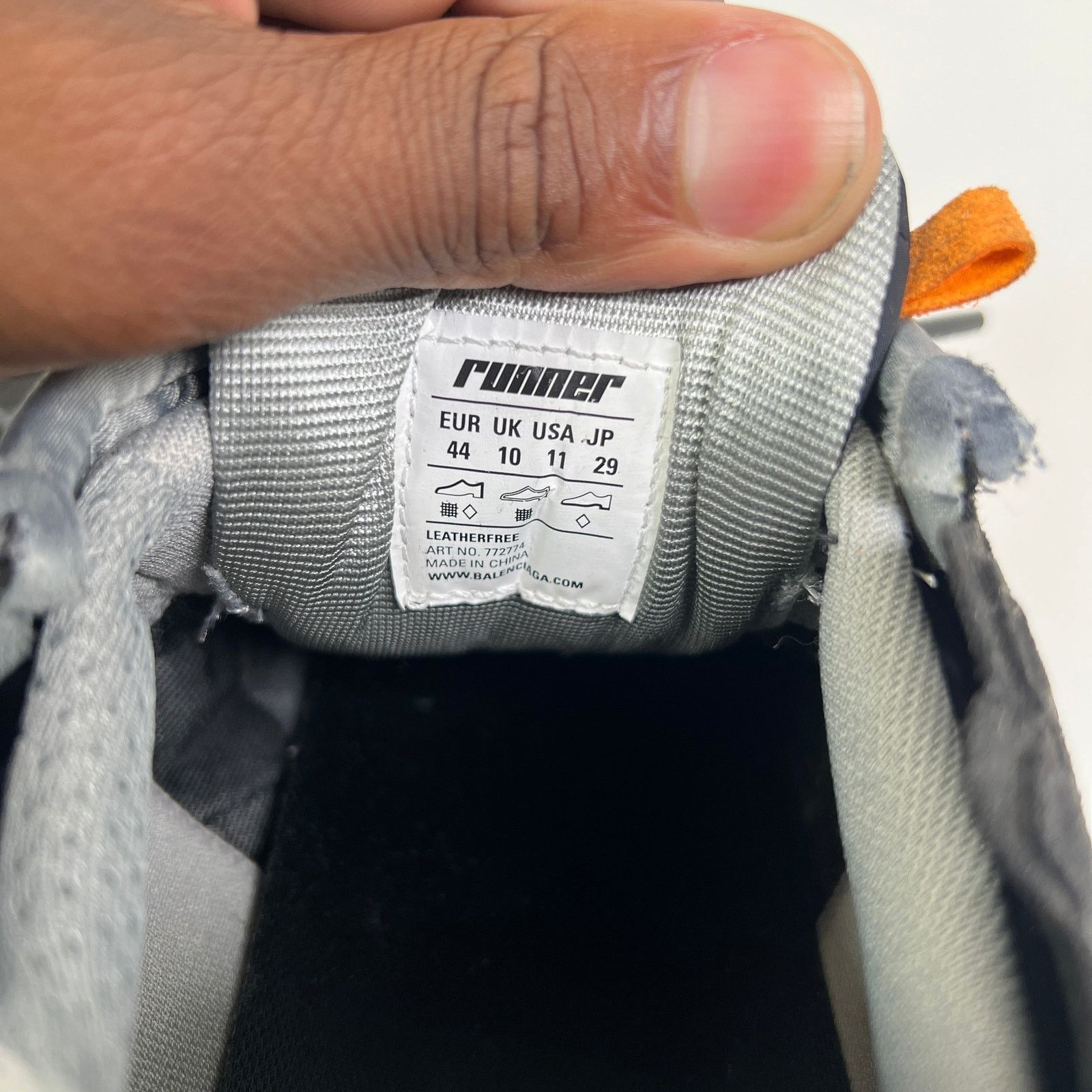 Balenciaga Balenciaga Nylon Runner Low-Top Sneakers Size US 11 / EU 44 - 8 Thumbnail