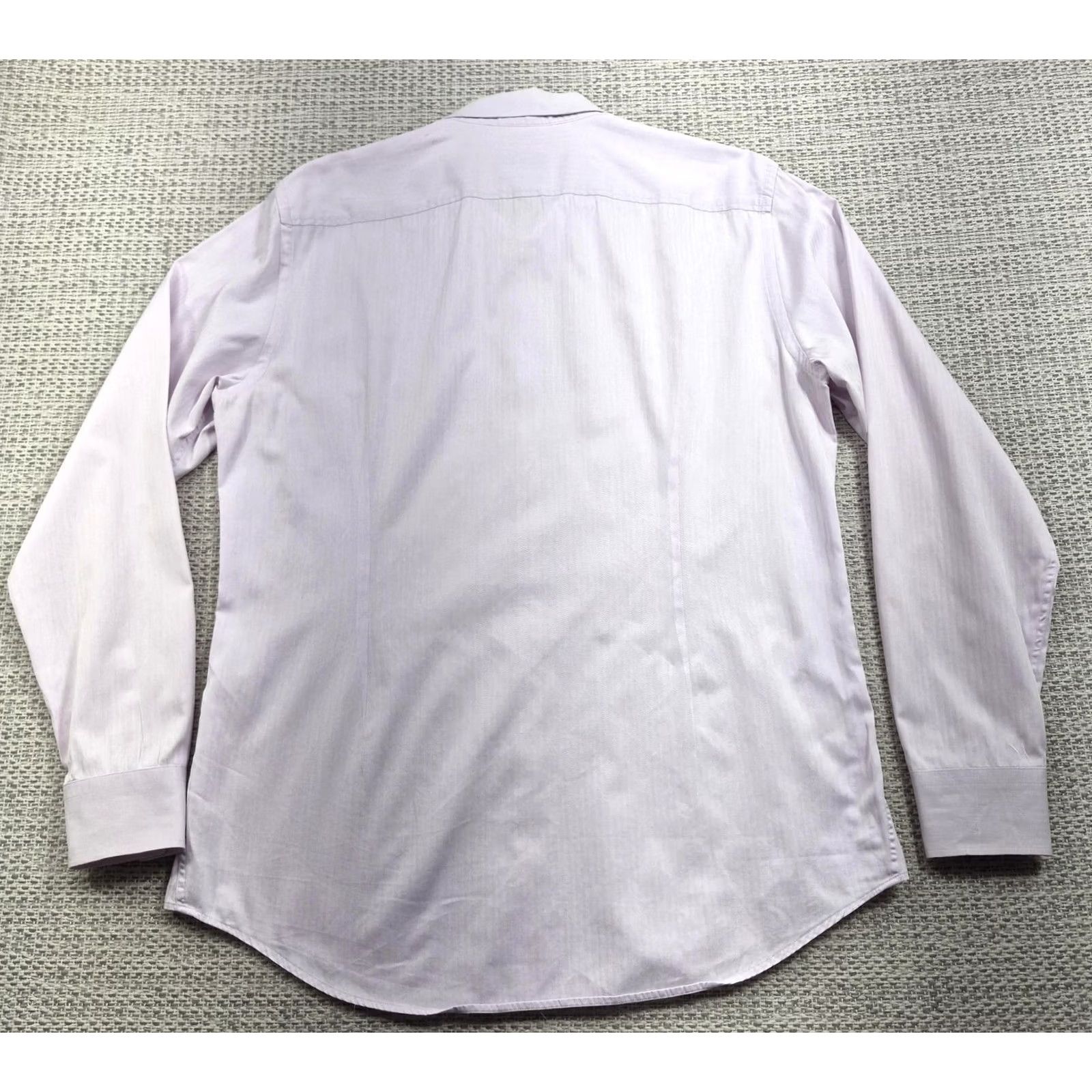 Hugo Boss Hugo Boss Button Up Shirt Mens Medium 16 32/33 Purple Slim Fit Dress Long Sleeve Shirt Size 40R - 6 Thumbnail