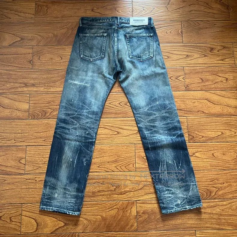 Neighborhood Neighborhood size L 20ss Bullet Savage King Denim Jeans Size US 27 - 3 Thumbnail