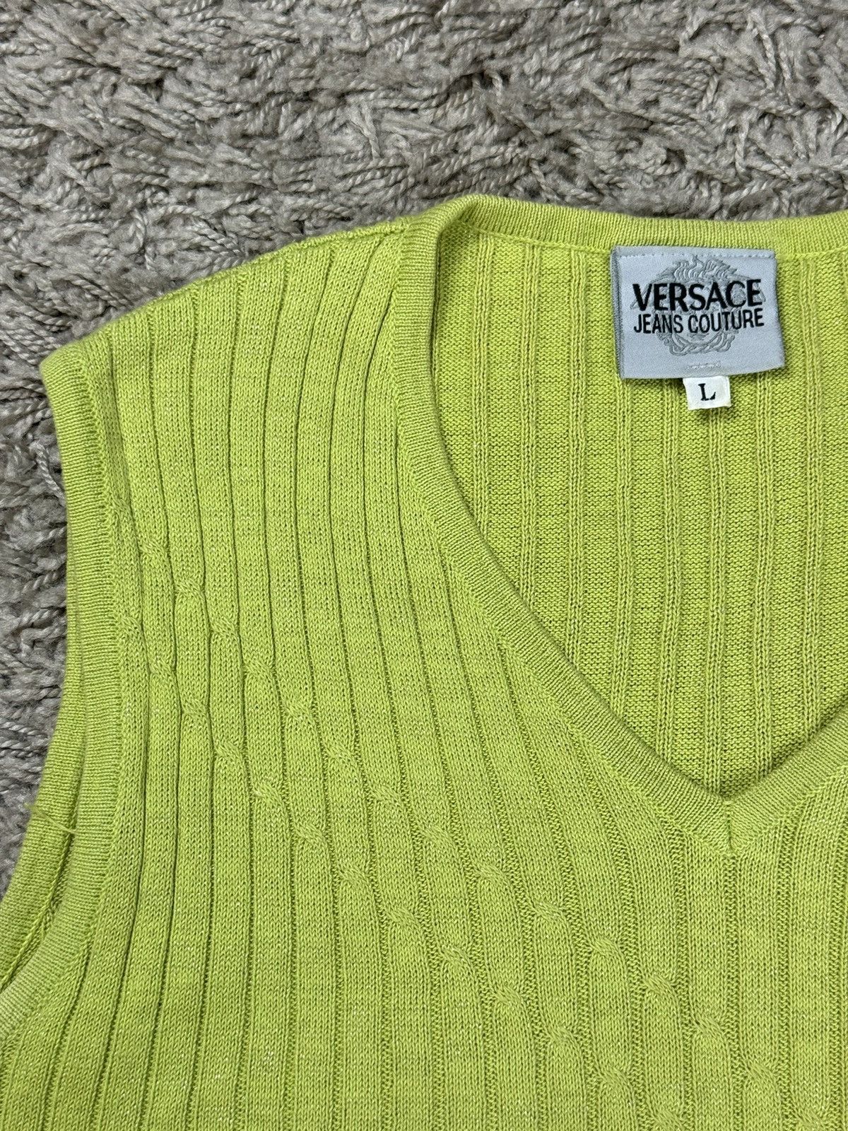 Versace Vintage Versace sweater vest y2k style original luxury item Size M / US 6-8 / IT 42-44 - 2 Thumbnail