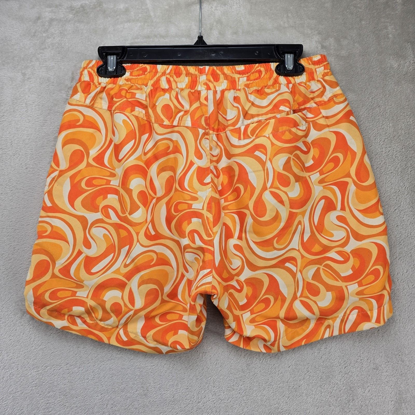 Other Kulani Kinis Swim Trunks Mens Small Orange Lined Shorts 5” Size US 28 / EU 44 - 5 Thumbnail