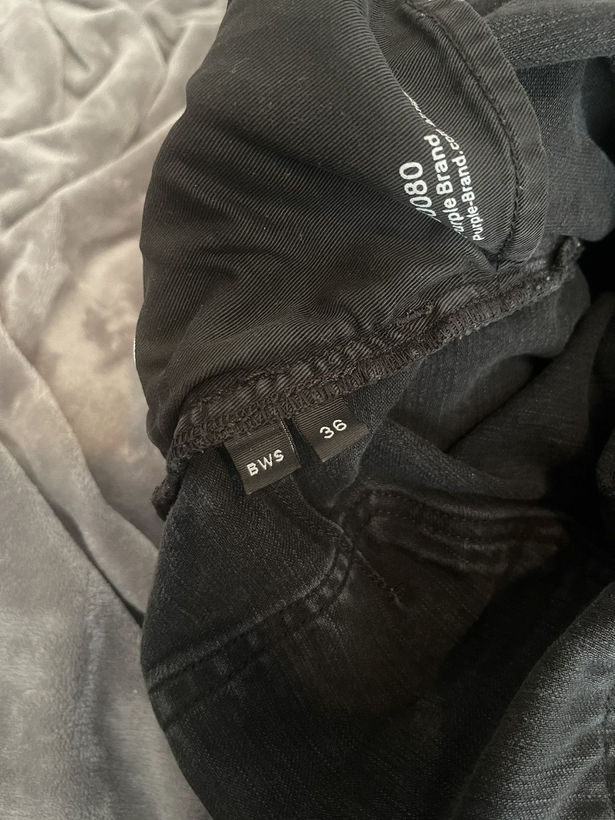 Purple Brand PURPLE BRAND LOW RISE SKINNY JEAN BLACK Size US 36 / EU 52 - 6 Thumbnail