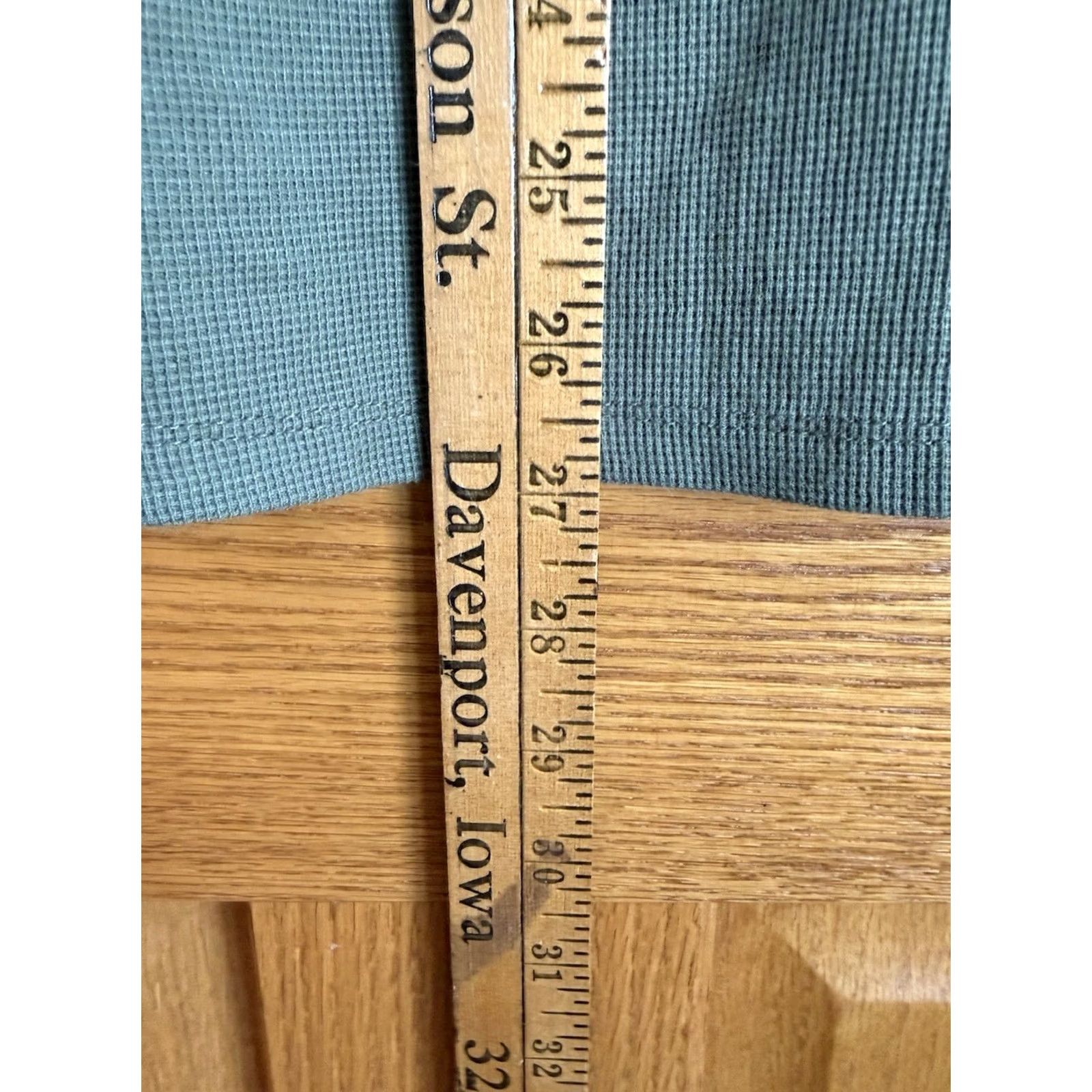 Vintage L.L. Bean Womens New With Tag Olive Green Henley 2X Weekend Casual Basic Thermal (Sleeve Length: Long Size XXL / US 16-18 / IT 52-54 - 5 Thumbnail