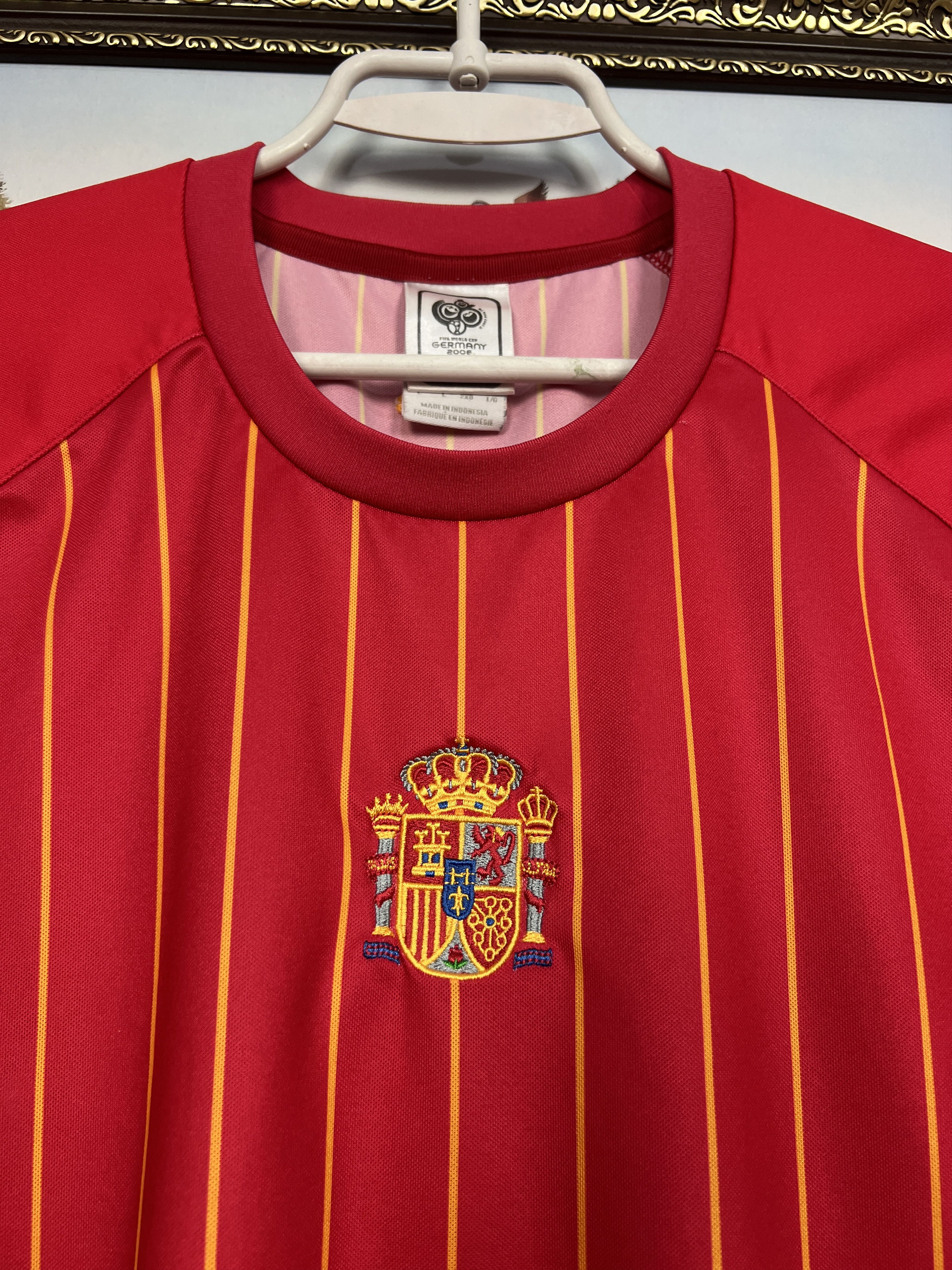 Adidas Spain World Cup Football Train Shirt Soccer Jersey Camiseta Size US L / EU 52-54 / 3 - 3 Thumbnail