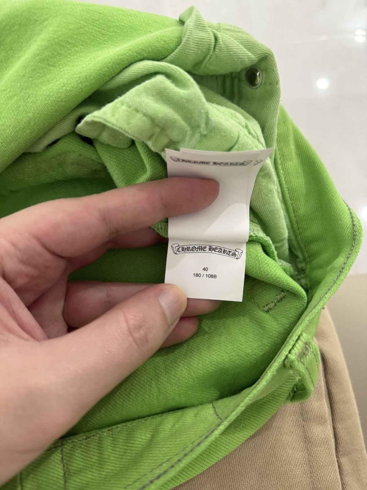 Chrome Hearts Chrome Hearts Sex Record Slime Green Levis Sz.40 Size US 40 / EU 56 - 16 Thumbnail