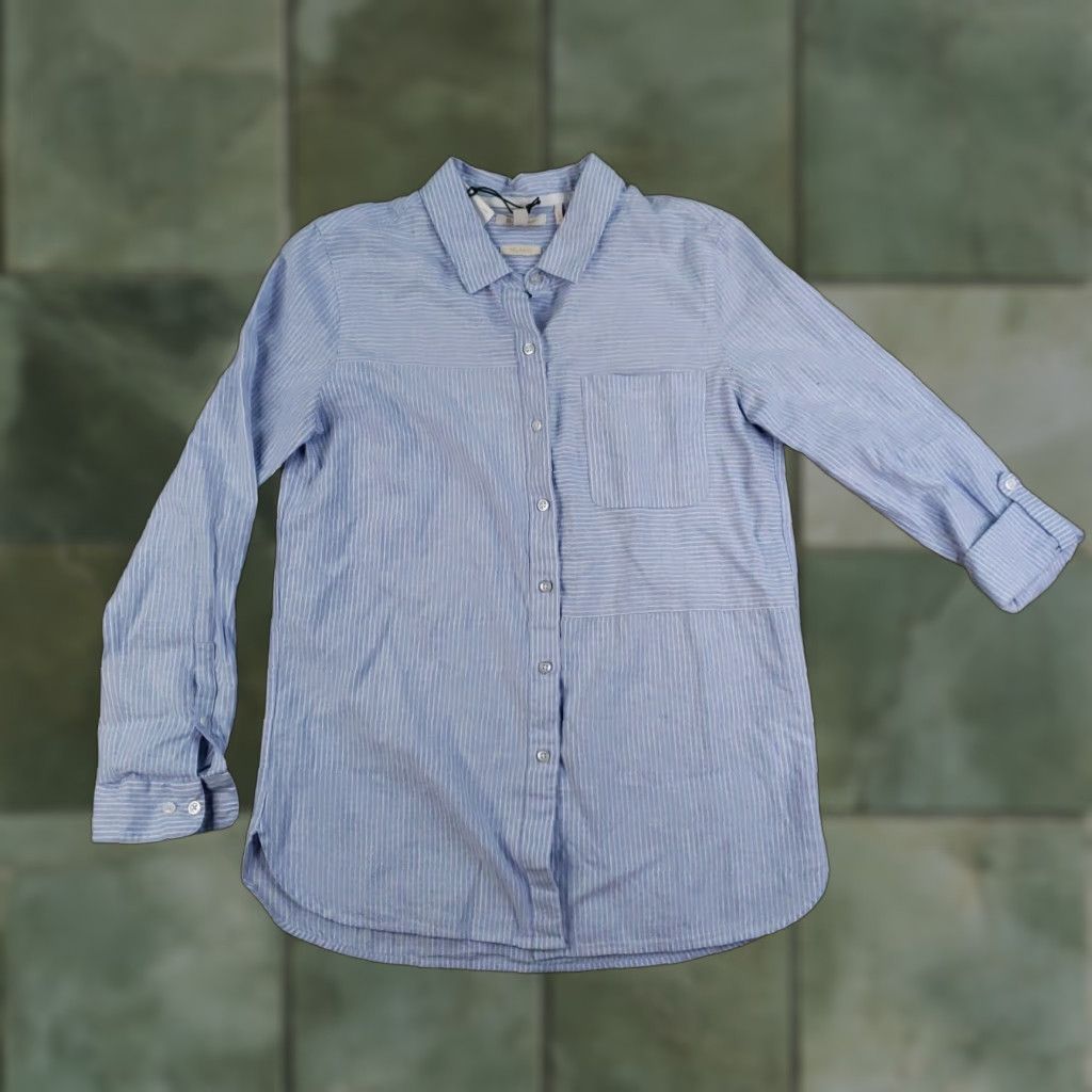 princess polly baby blue dress 90s Shirtdress main image 0