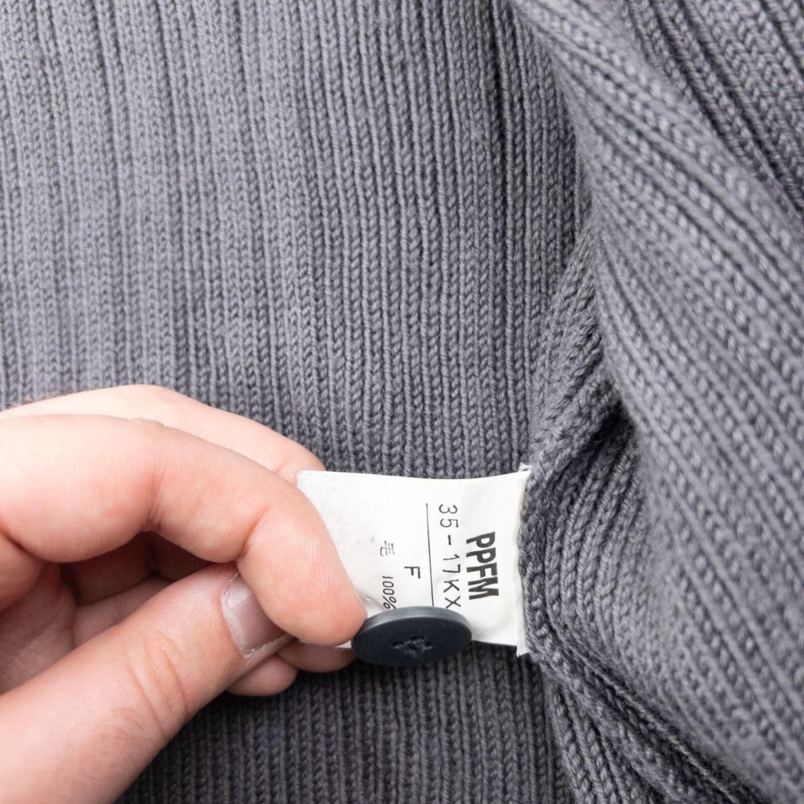 Sci-Fi Fantasy Vintage 2000s PPFM Ribbed Cardigan Size S Size US S / EU 44-46 / 1 - 5 Thumbnail