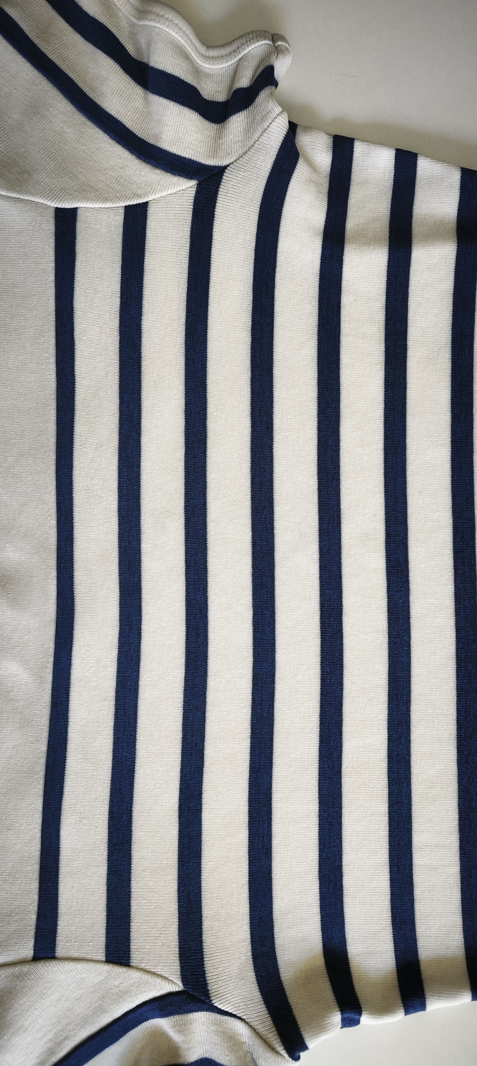 Jean Paul Gaultier 90's - Curved Hem sailor style tshirt GaultierJeans Size S / US 4 / IT 40 - 20 Thumbnail