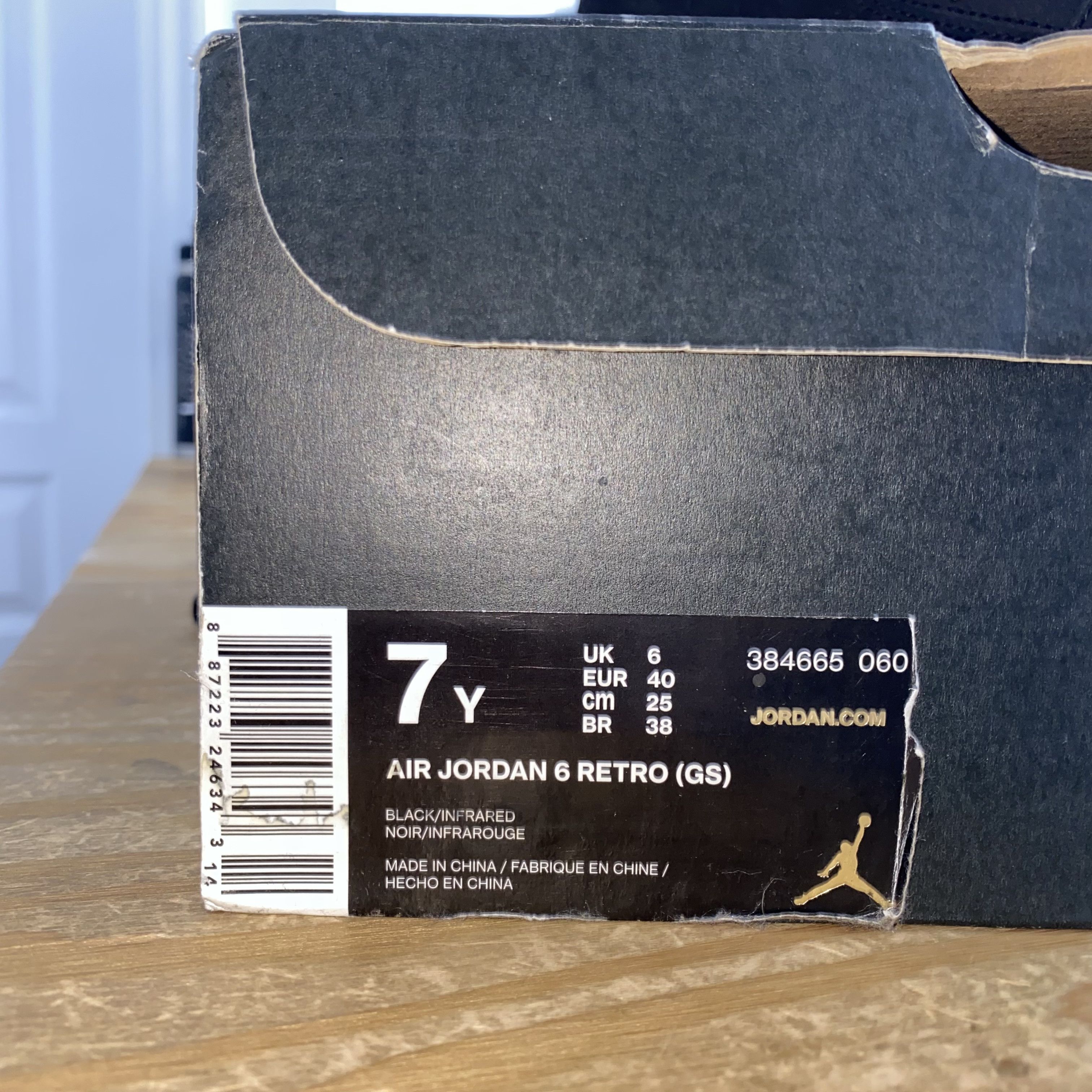 Jordan Brand Jordan 6 Retro Black Size US 7 / EU 40 - 10 Thumbnail