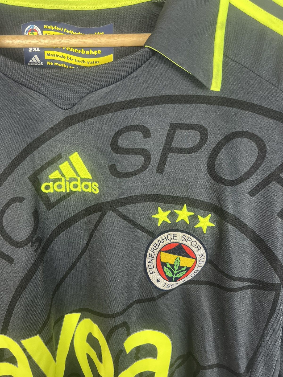 Adidas Adidas Fenerbahce 2009 10 Third Soccer Jersey Football Shirt Size US XXL / EU 58 / 5 - 3 Thumbnail