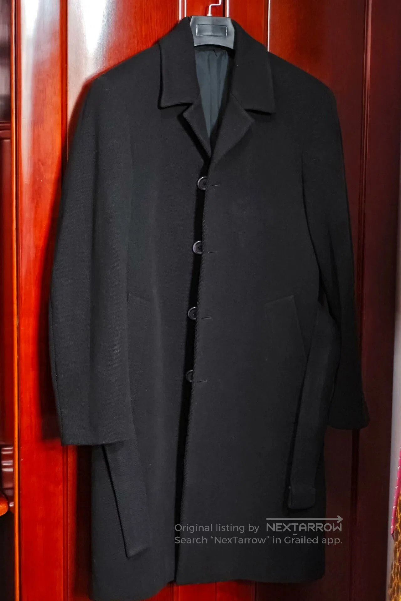 Hugo Boss Hugo Boss Wool Coat for Men. Size US S / EU 44-46 / 1 - 1 Thumbnail