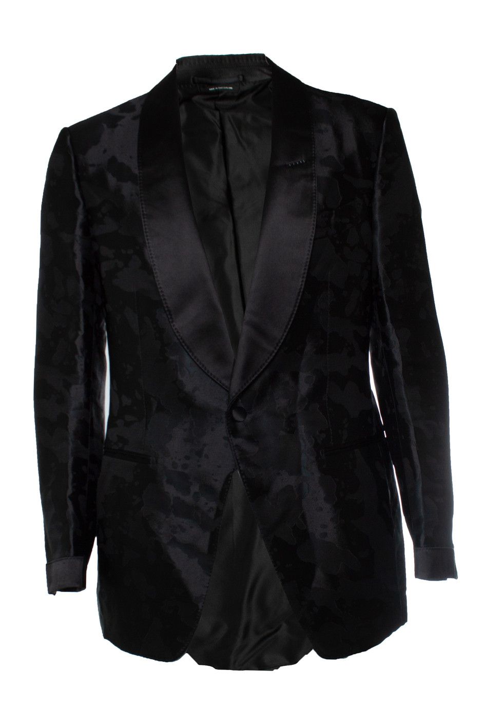 Tom Ford Tom Ford, Black Camo blazer Size 52R - 1 Thumbnail