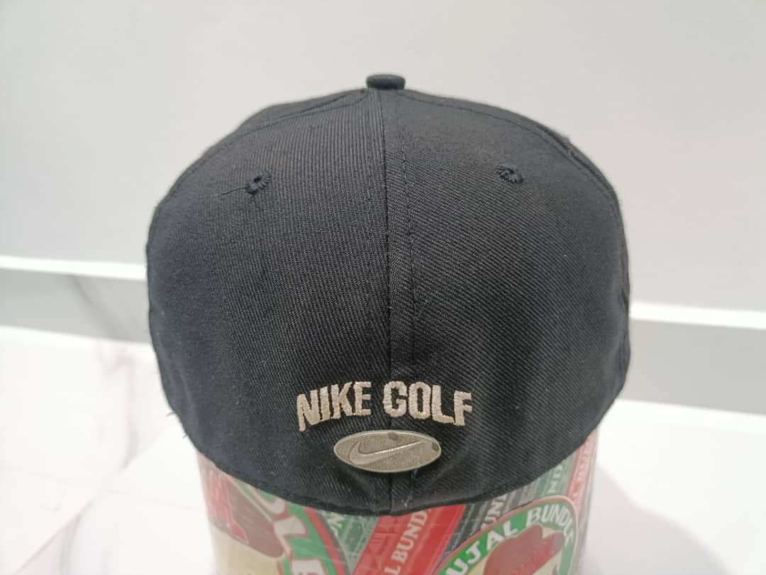 Nike Vintage Nike Swoosh Emboidered Fitted Golf Snapback Hat Size ONE SIZE - 2 Thumbnail