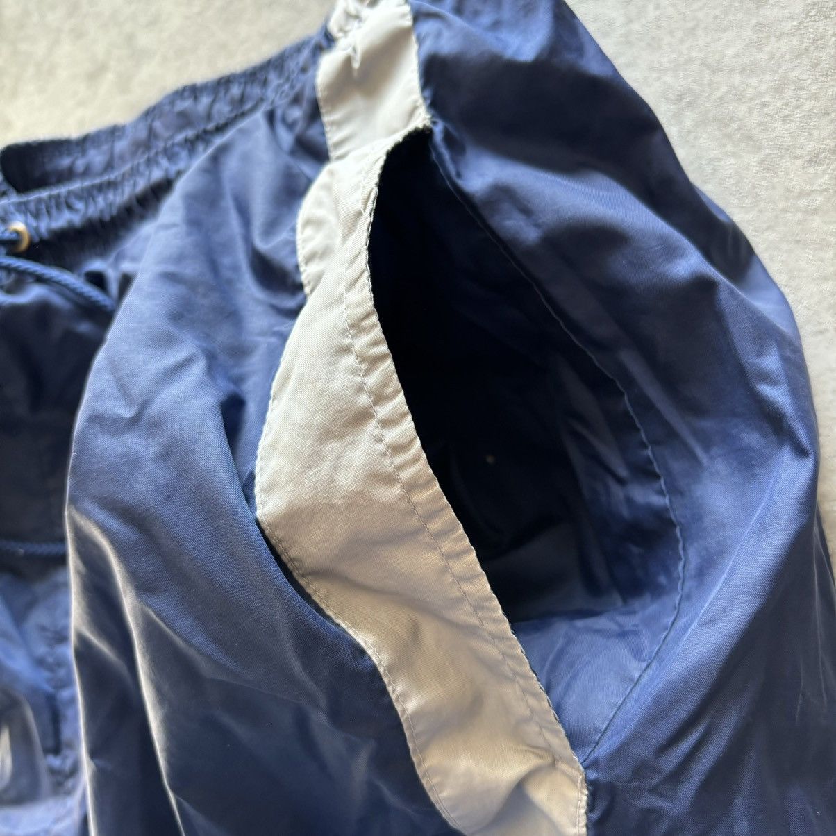 Adidas Blue with gray stripe lined adidas track pants Size US 36 / EU 52 - 3 Thumbnail