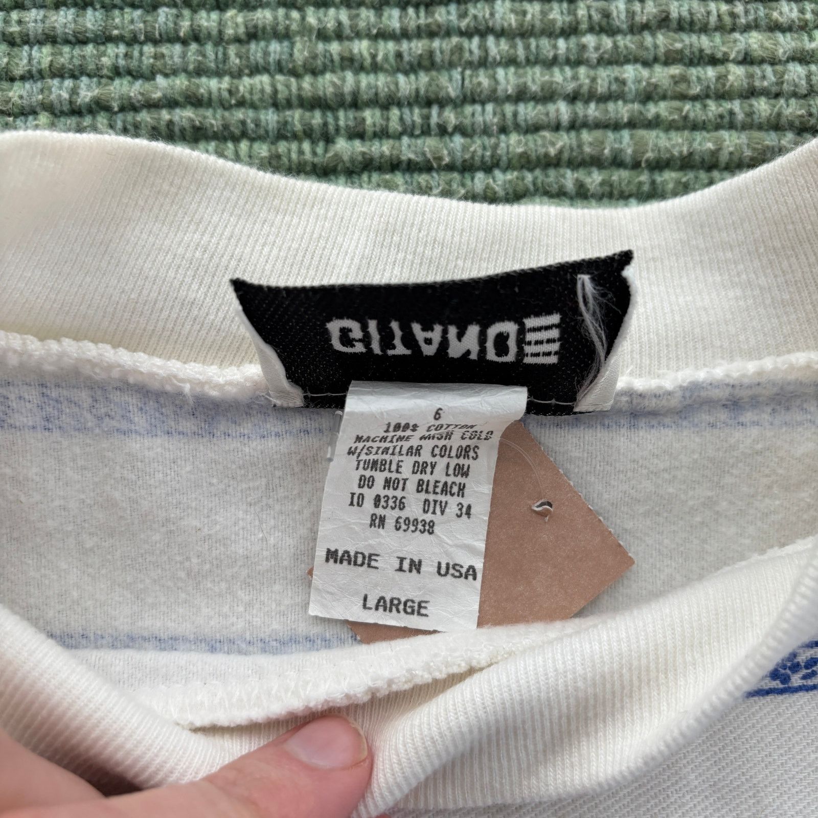 Vintage Vintage Gitano Striped Cotton Denim Life Long Sleeve Shirt Size L / US 10 / IT 46 - 4 Thumbnail