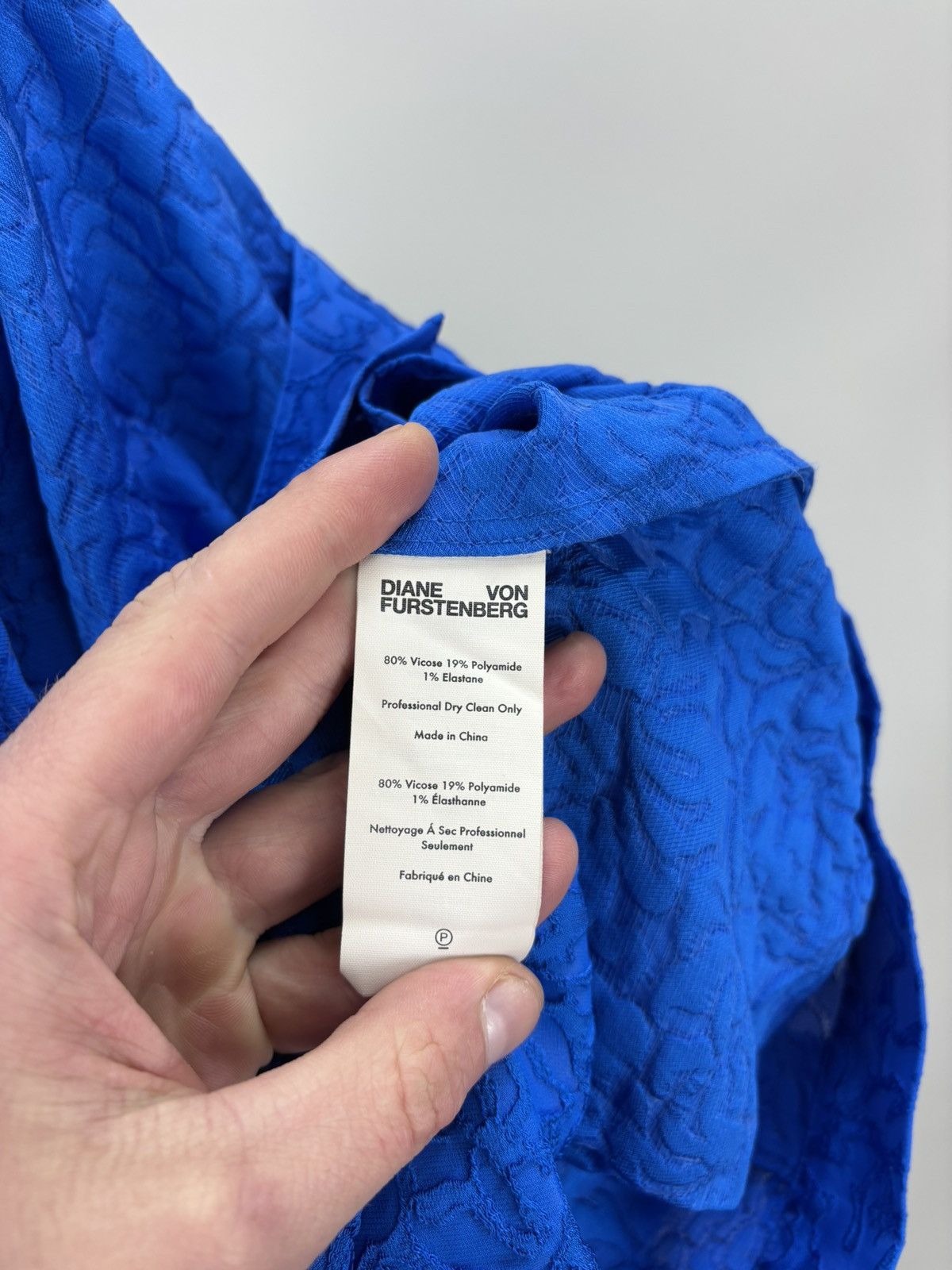 Diane von Furstenberg Womens blouse Diane Von Furstenberg Size 6 Color Blue Size L / US 10 / IT 46 - 12 Thumbnail